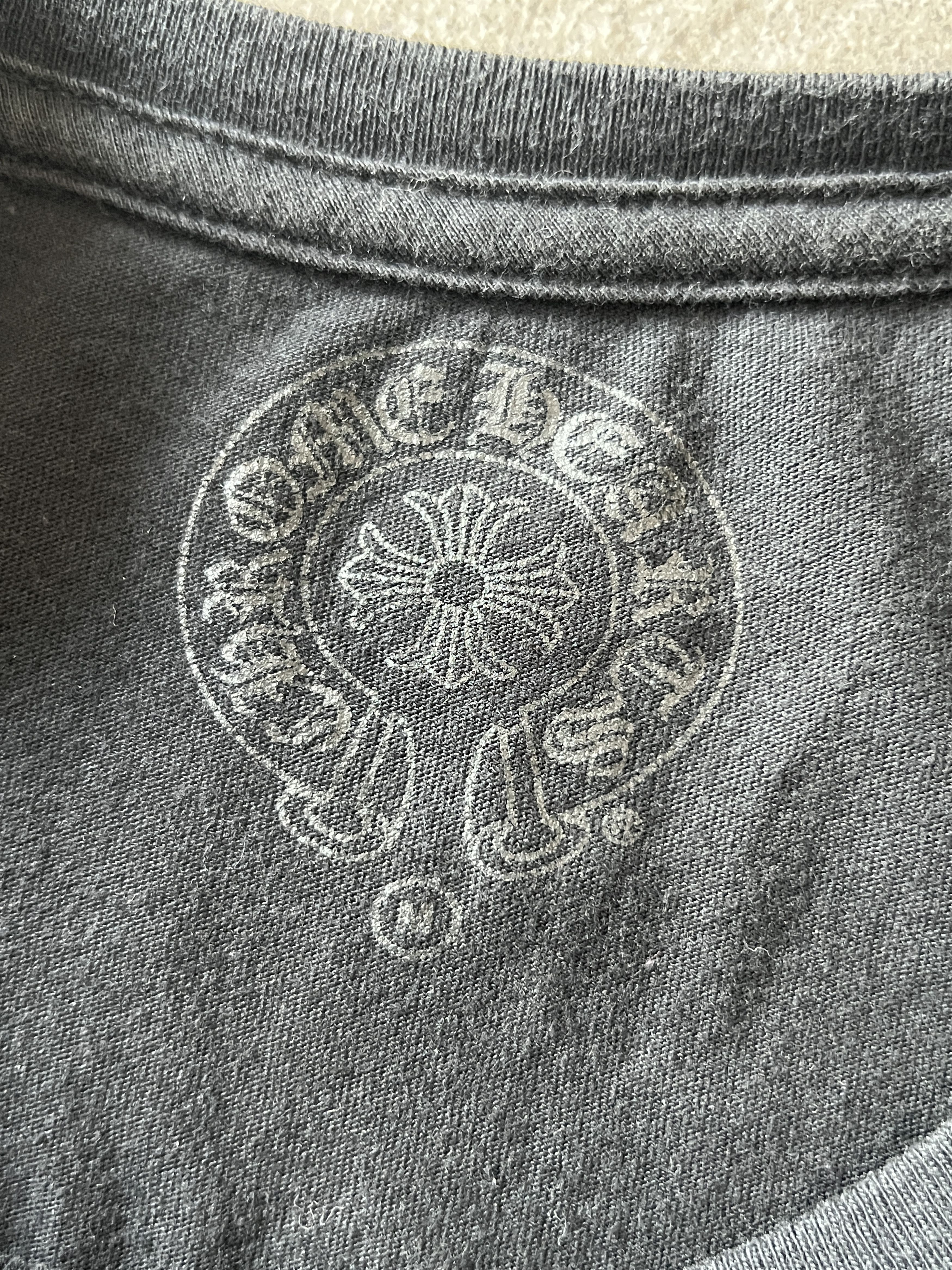 Chrome Hearts Chrome Hearts Pocket Tee Fuck You Script Back Black M Size US M / EU 48-50 / 2 - 6 Thumbnail