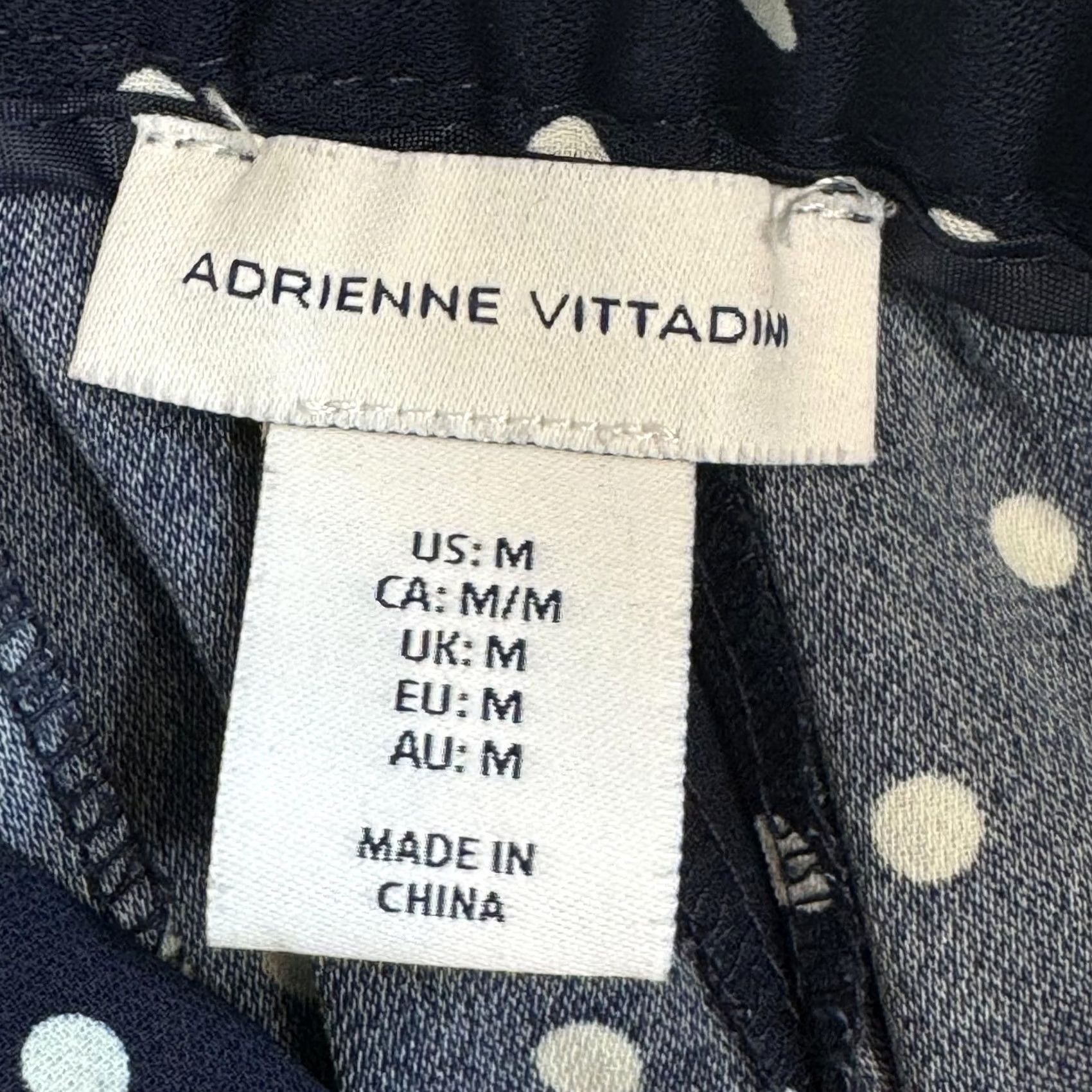 Banana Republic Banana Republic Pants Wide Leg Navy Blue White Dots M W 192 Polyester Cotton Dress Pants Modern Preppy Womens Regular Wide-Leg Size 32" / US 10 / IT 46 - 5 Thumbnail