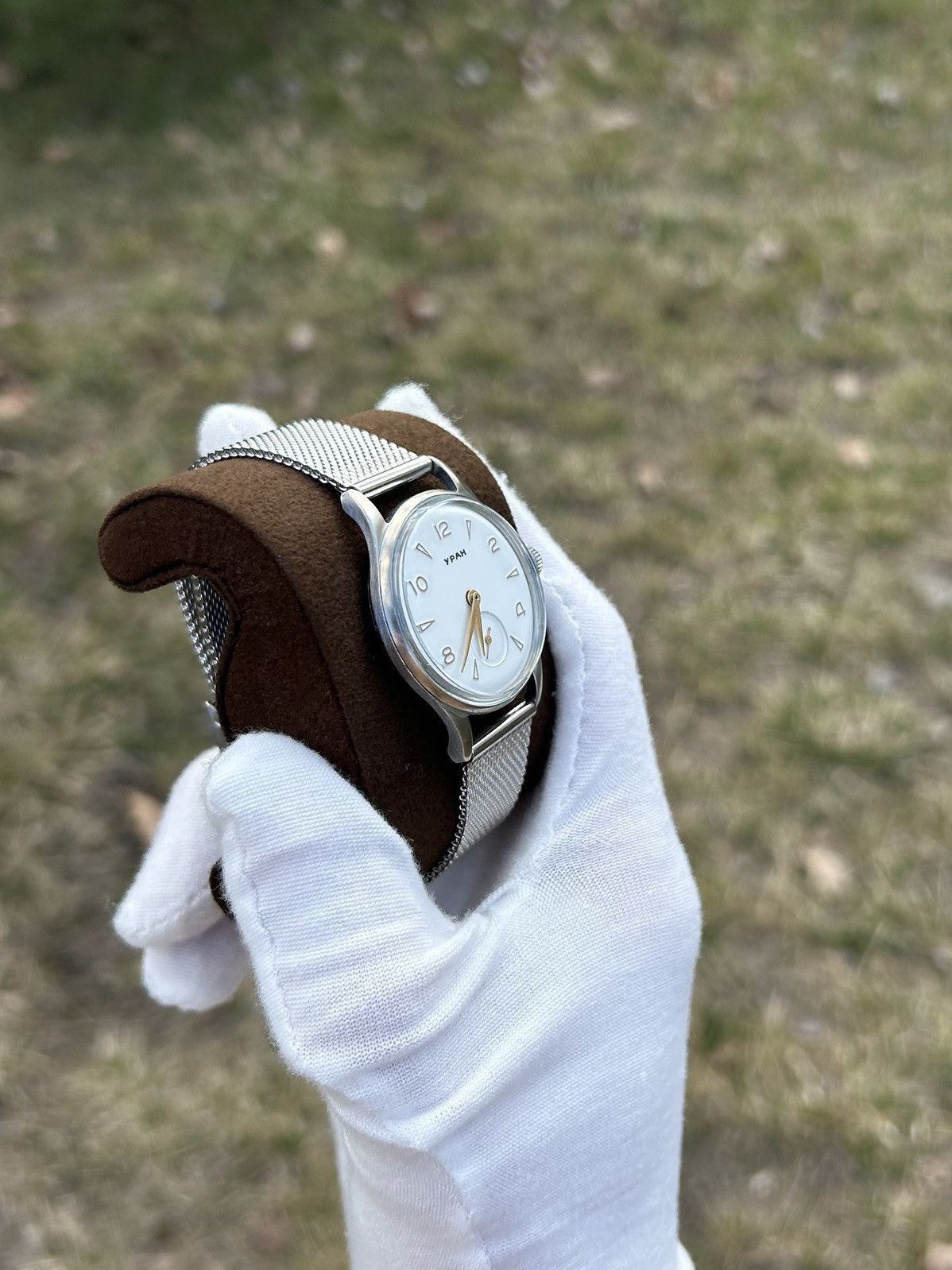 Vintage Vintage Watch Uran USSR Soviet Mechanical Retro 1970s Size ONE SIZE - 18 Thumbnail