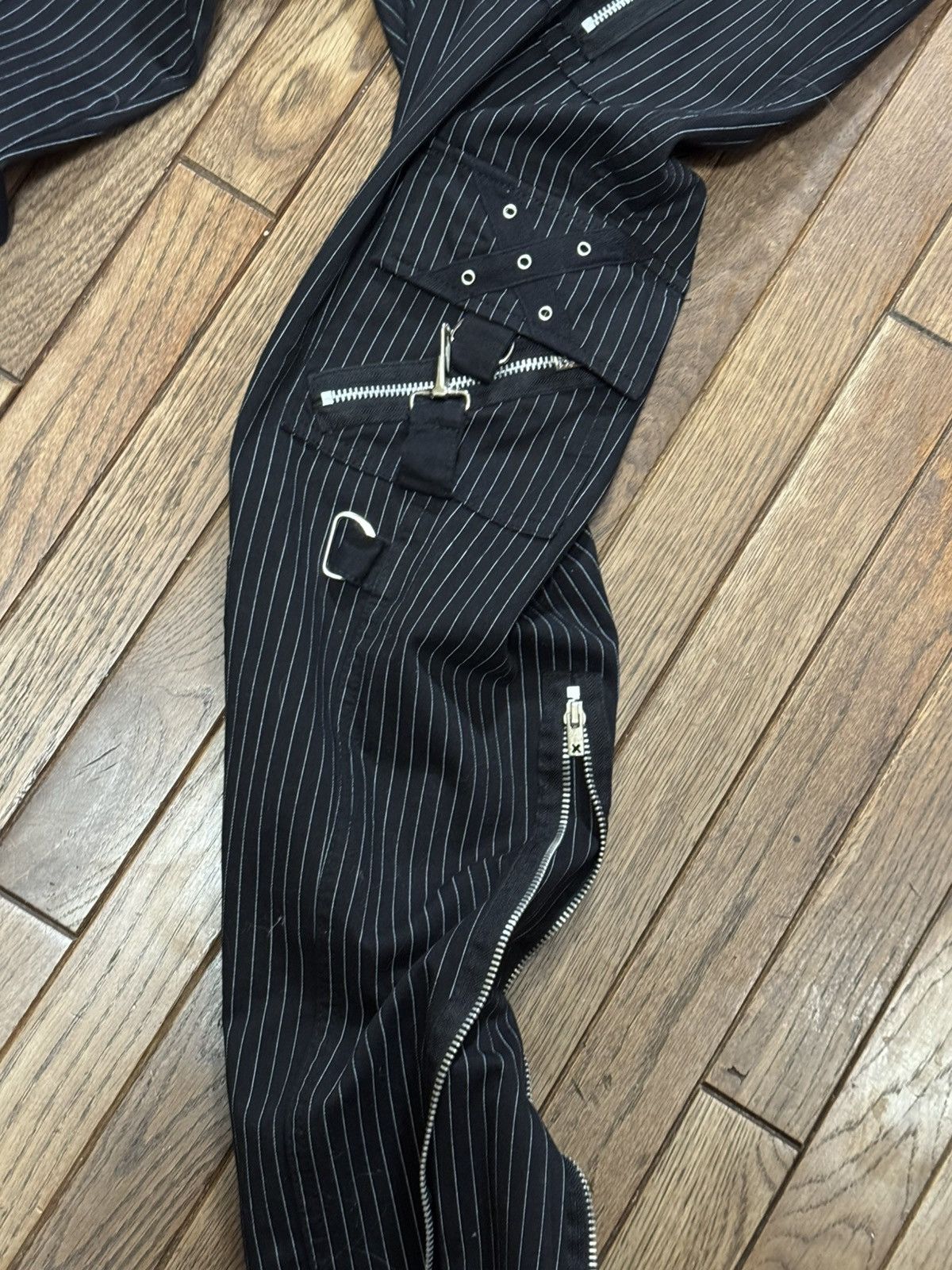 Tripp NYC Tripp NYC Pin Stripped Pants 36 Size US 36 / EU 52 - 3 Thumbnail