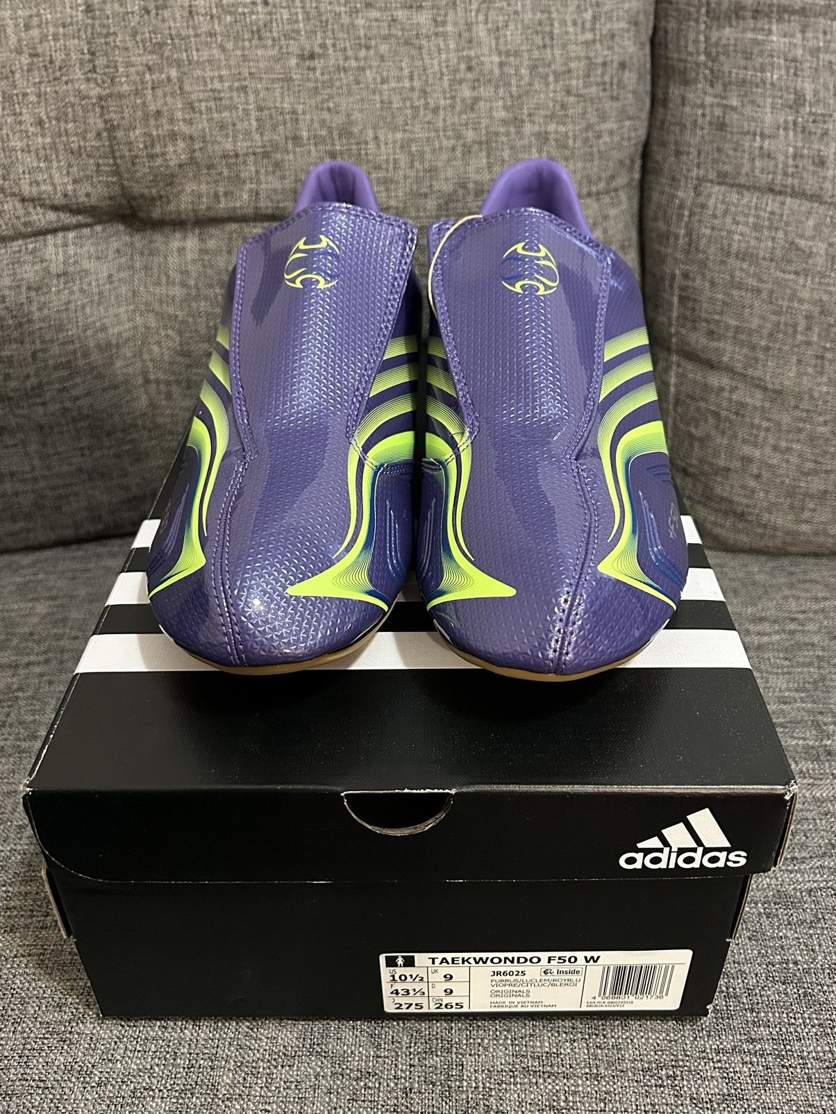 Adidas NEW Purple Adidas Taekwondo F50W Size US 10.5 / EU 43-44 - 2 Thumbnail