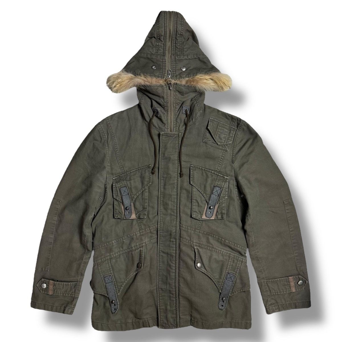 PPFM PPFM IfSixWasNine LGB Gorpcore Tactical Military Fur Jacket Size US L / EU 52-54 / 3 - 5 Thumbnail
