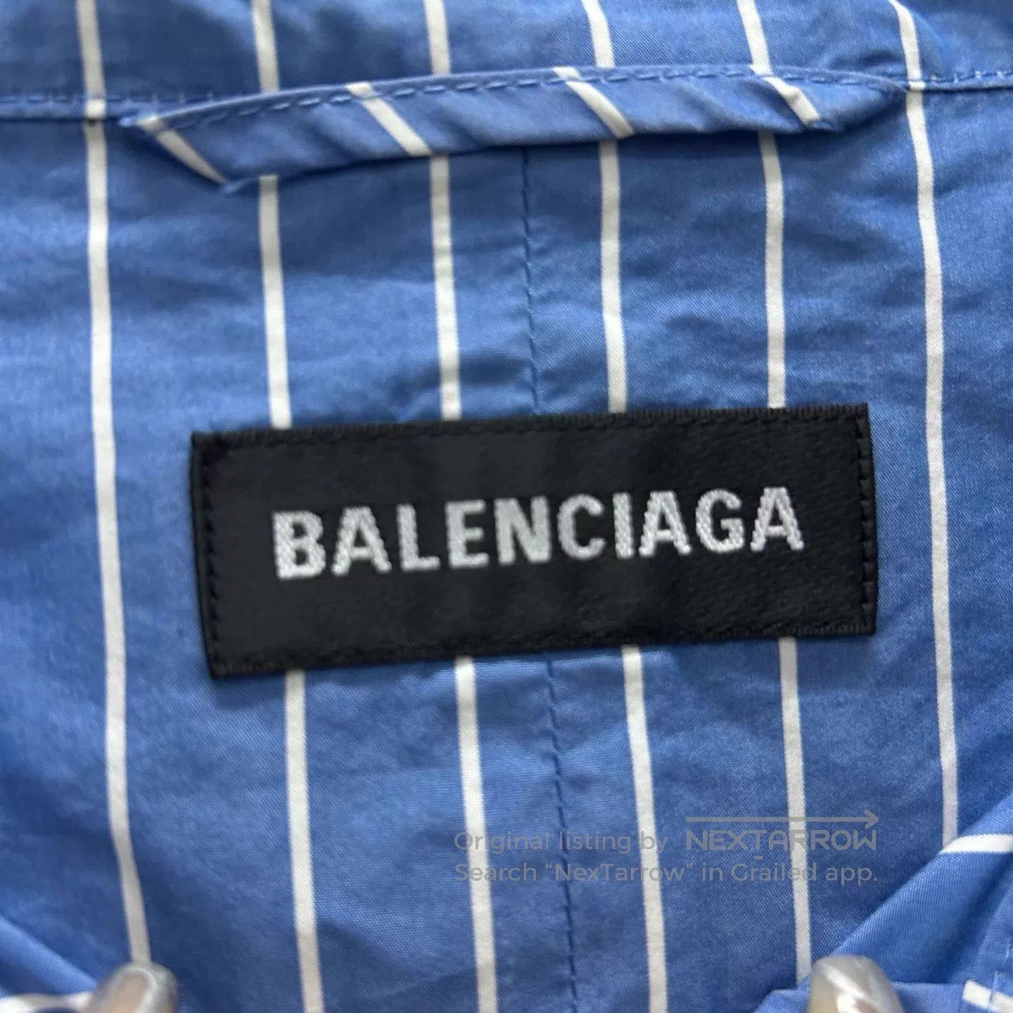 Balenciaga Blue Striped Zip. Size US S / EU 44-46 / 1 - 3 Thumbnail