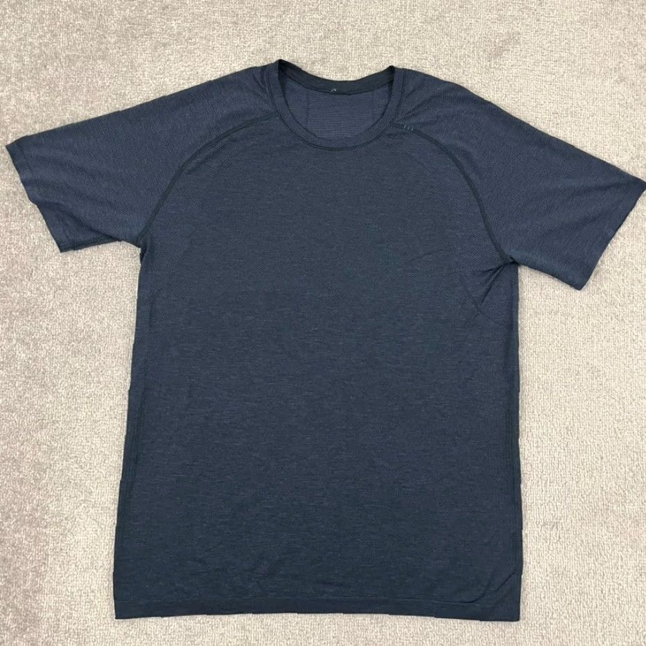Lululemon Lululemon Metal Vent Tech Shirt Mens XL Blue Active Fitness Training Workout Gym Size US XL / EU 56 / 4 - 3 Thumbnail