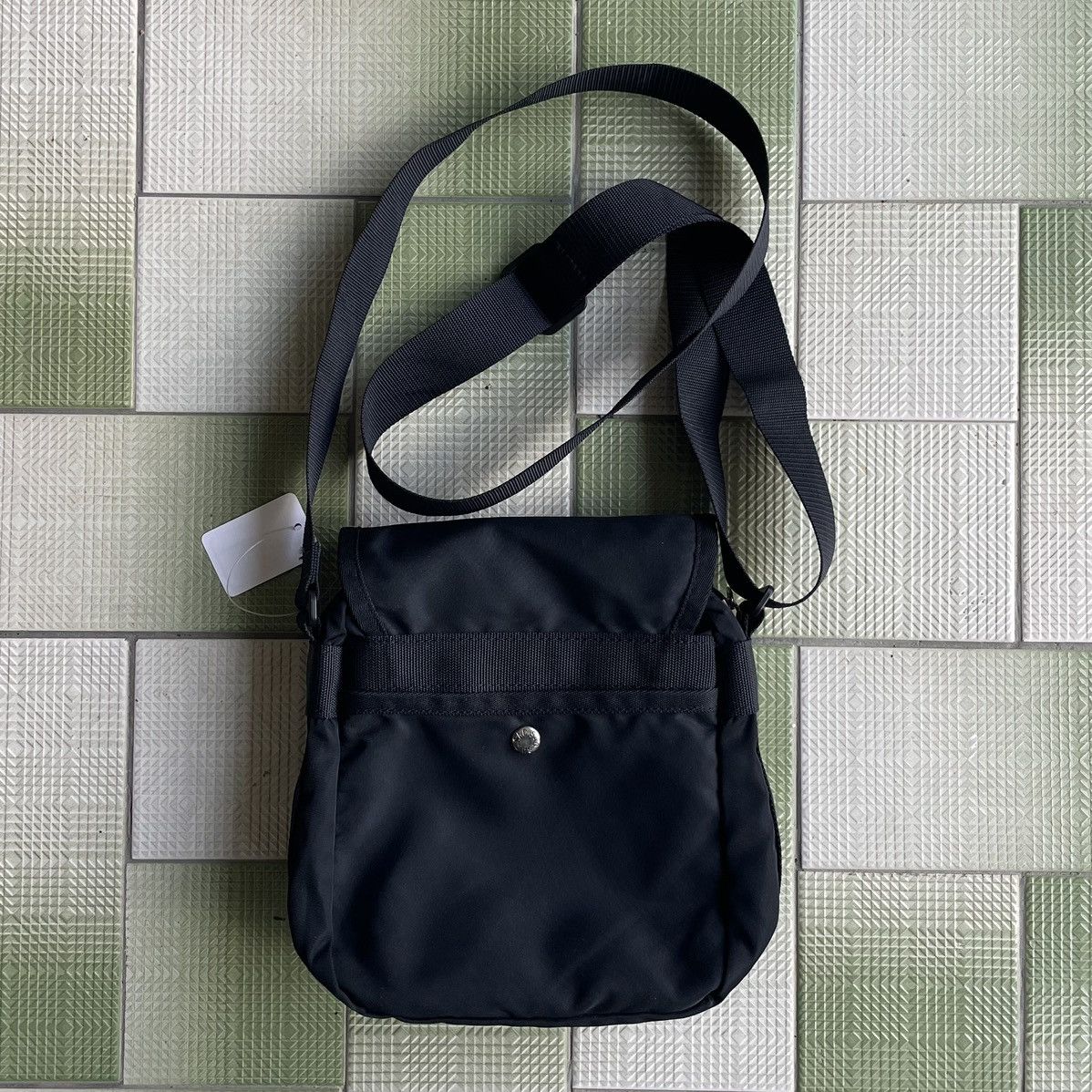 Japanese Brand × Yohji Yamamoto SAC COMPANY LIMITED BLACK SLING BAG Size ONE SIZE - 5 Thumbnail