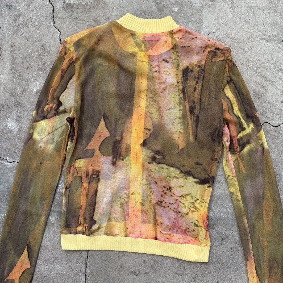 Japanese Brand Helena Sorel Mesh Zip Up Jacket Size M / US 6-8 / IT 42-44 - 4 Thumbnail