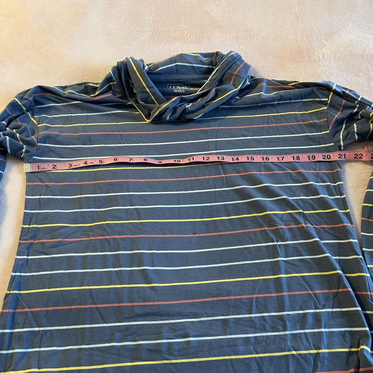 L.L. Bean L.L. Bean blue striped long sleeve cowl neck top size M Size M / US 6-8 / IT 42-44 - 8 Thumbnail