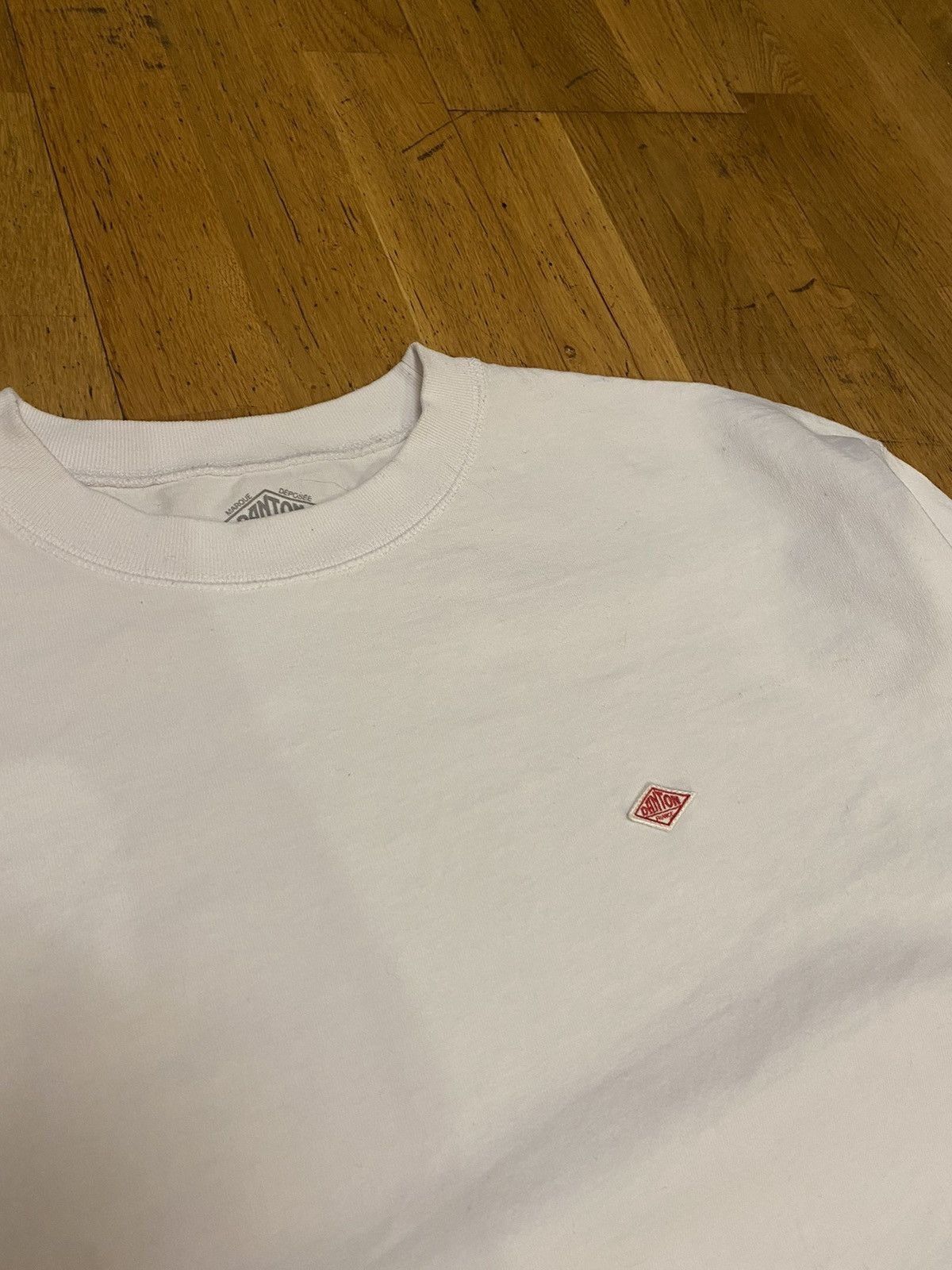 Danton Danton Vetements de Travail- white Sweatshirt Crewneck Size US S / EU 44-46 / 1 - 4 Thumbnail