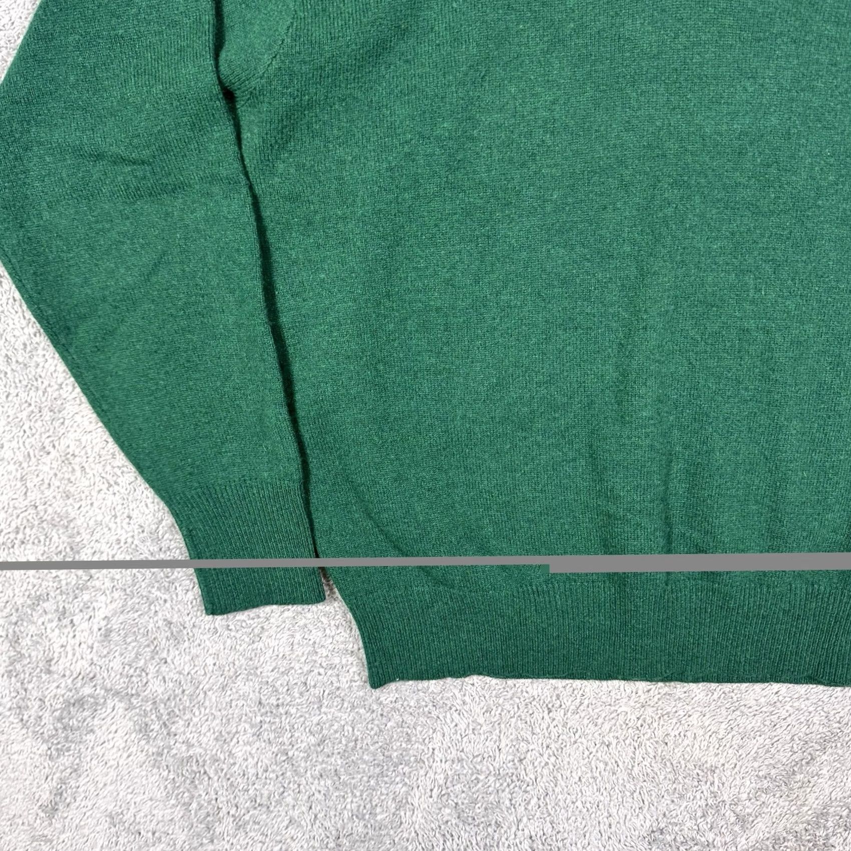 Polo Ralph Lauren VINTAGE Polo Ralph Lauren Sweater Mens XL Wool Lambswool V-Neck Green Pony 90s Pullover Knit Regular Logo 100% Authenticity Size US XL / EU 56 / 4 - 3 Thumbnail