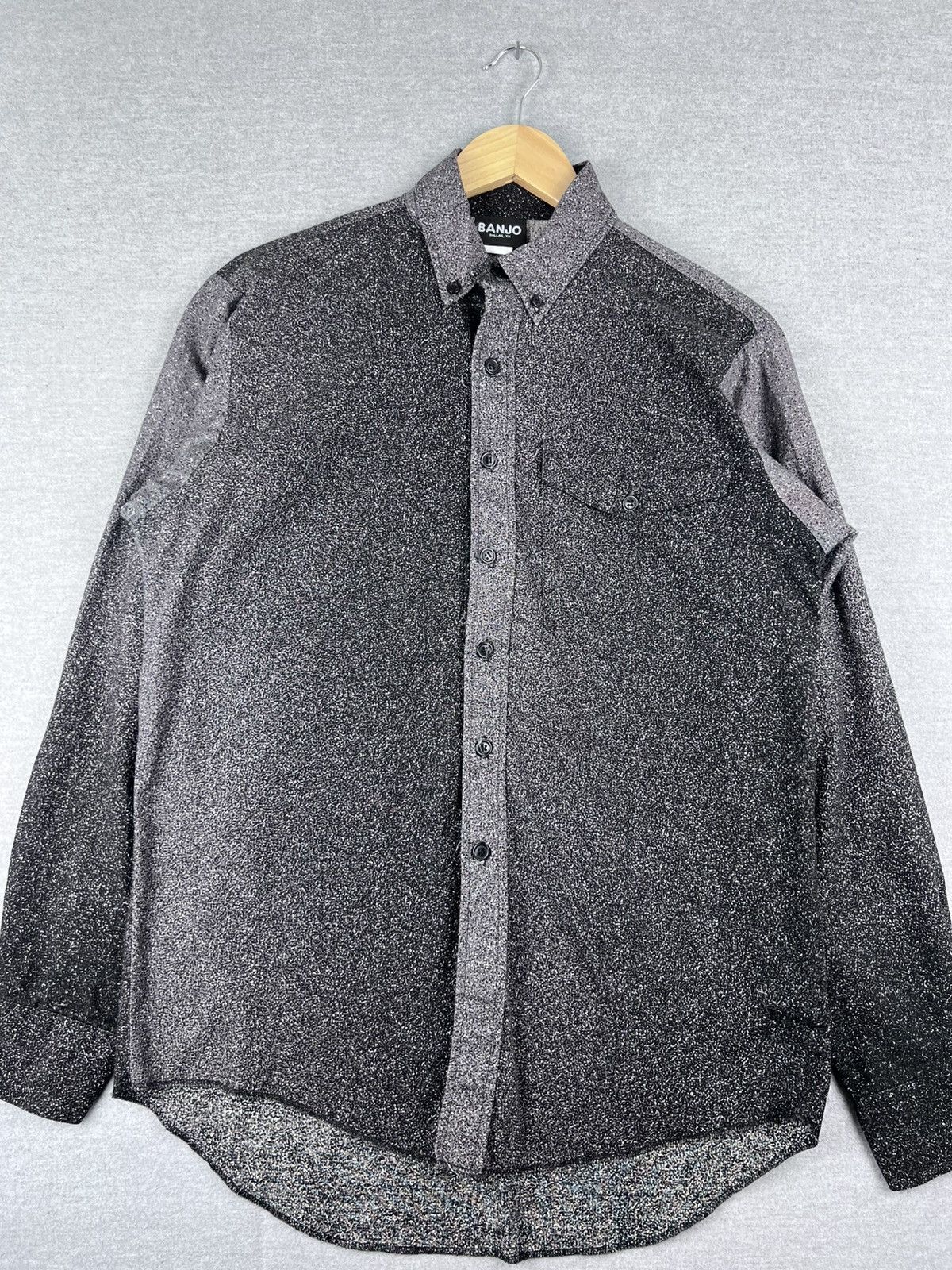 Vintage Banjo Texas Vintage Western Shirt Men's M Speckled USA Size US M / EU 48-50 / 2 - 2 Thumbnail