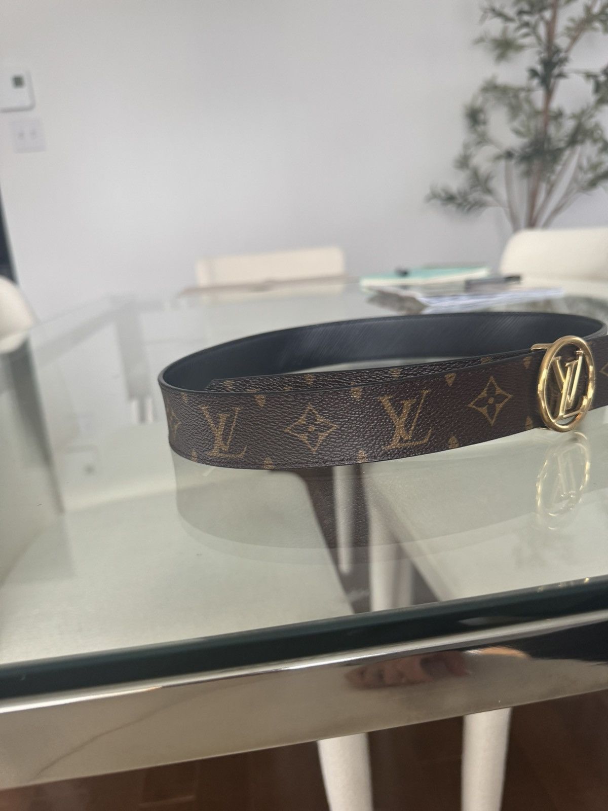 Louis Vuitton Gucci belt for women reversible Size ONE SIZE - 3 Thumbnail
