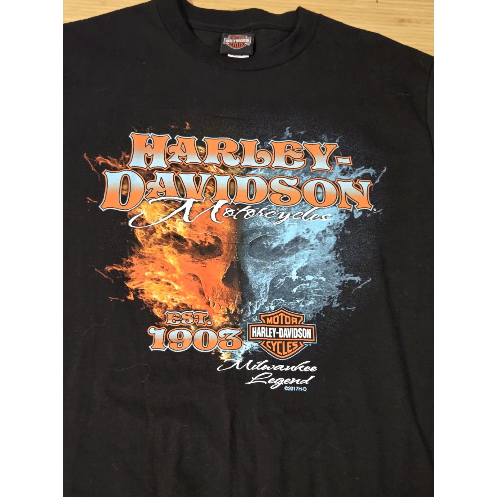 Harley Davidson Harley-Davidson Shirt Mens Medium Black Milwaukee Legend 1903 Badlands Biker Tee Size US M / EU 48-50 / 2 - 2 Thumbnail