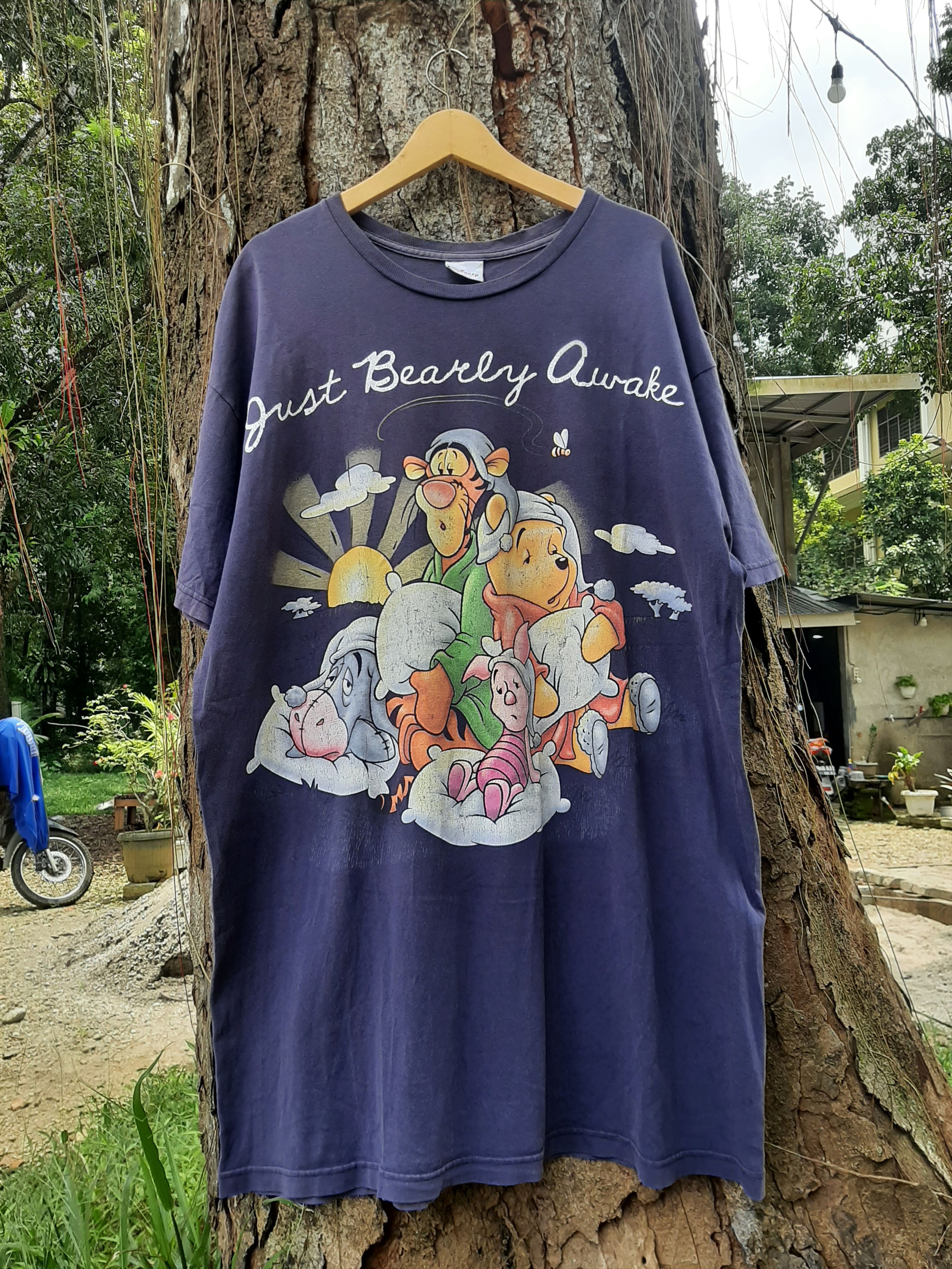 Vintage Very Rare Pooh Sleepy With Friends Disney Tee