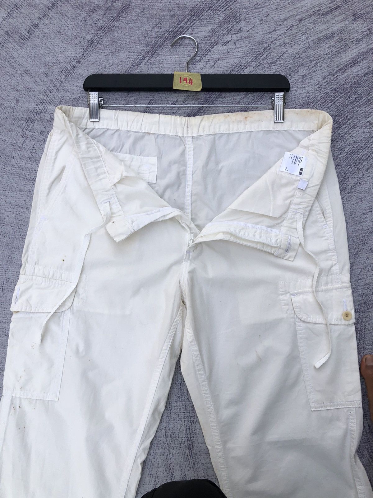 Designer × Japanese Brand Very Rare Cargo Pants Faded White Multipocket Tactical Size US 36 / EU 52 - 9 Thumbnail
