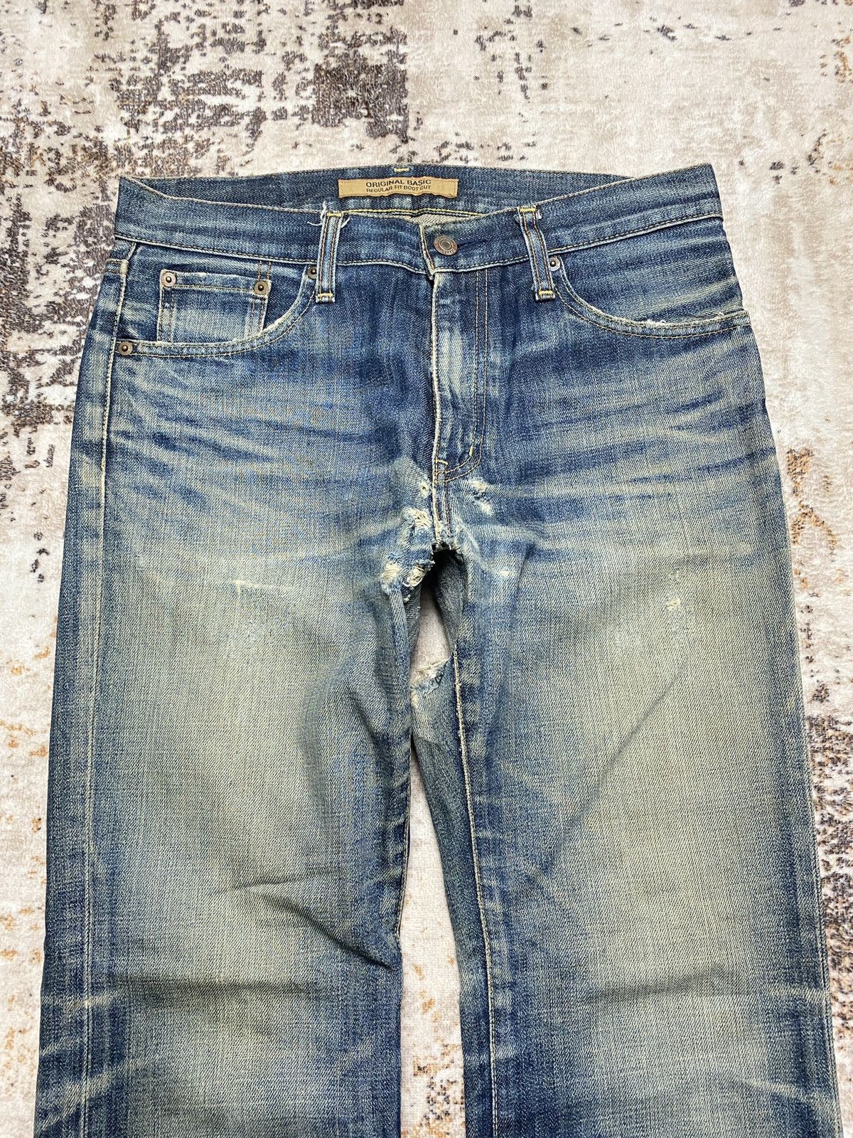 If Six Was Nine Rusty Low BootCut Jeans Size US 31 - 6 Thumbnail
