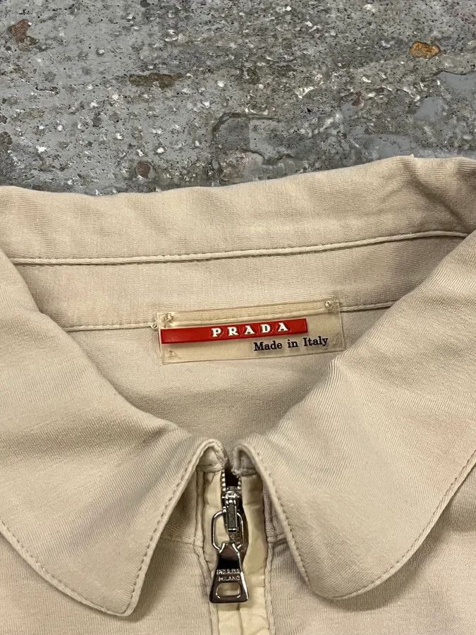 Prada 2000s Prada Beige Half-Zip Linea Rosa Sweater Size US M / EU 48-50 / 2 - 10 Thumbnail