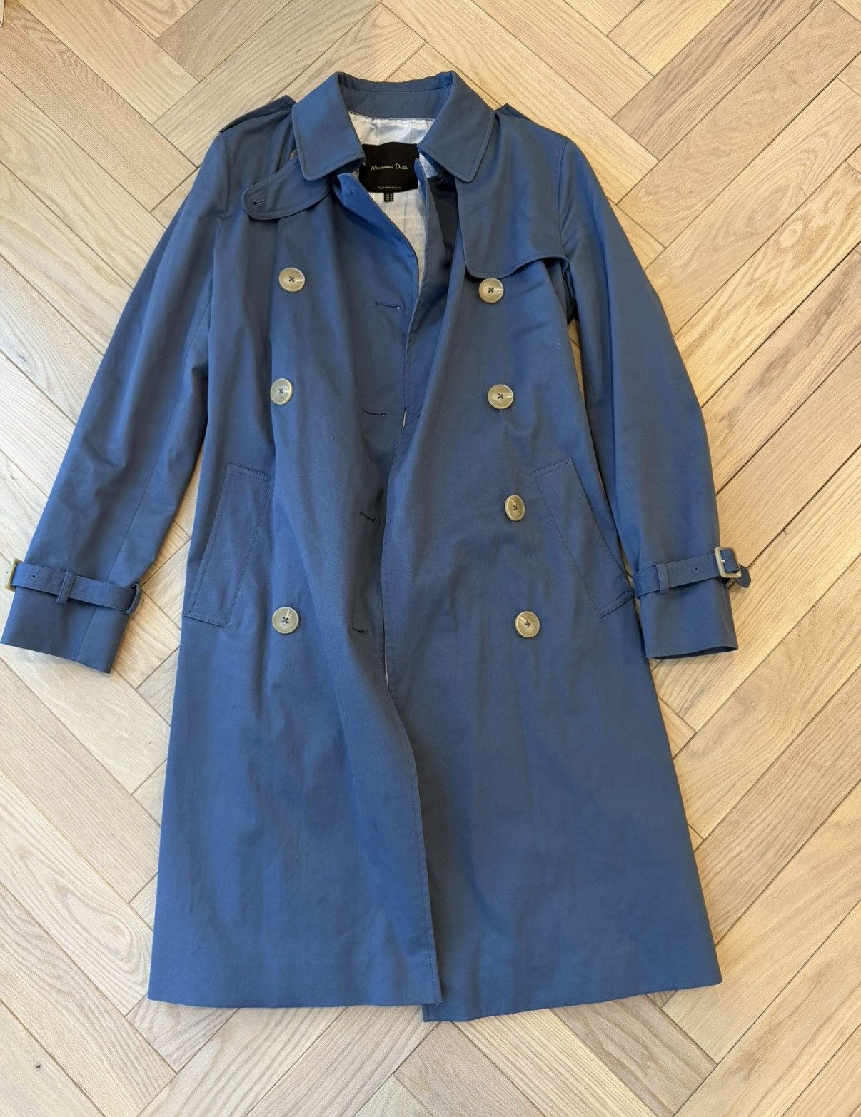 Massimo Dutti MASSIMO DUTTI TRENCH COAT WITH BELT Size XS / US 0-2 / IT 36-38 - 1 Thumbnail