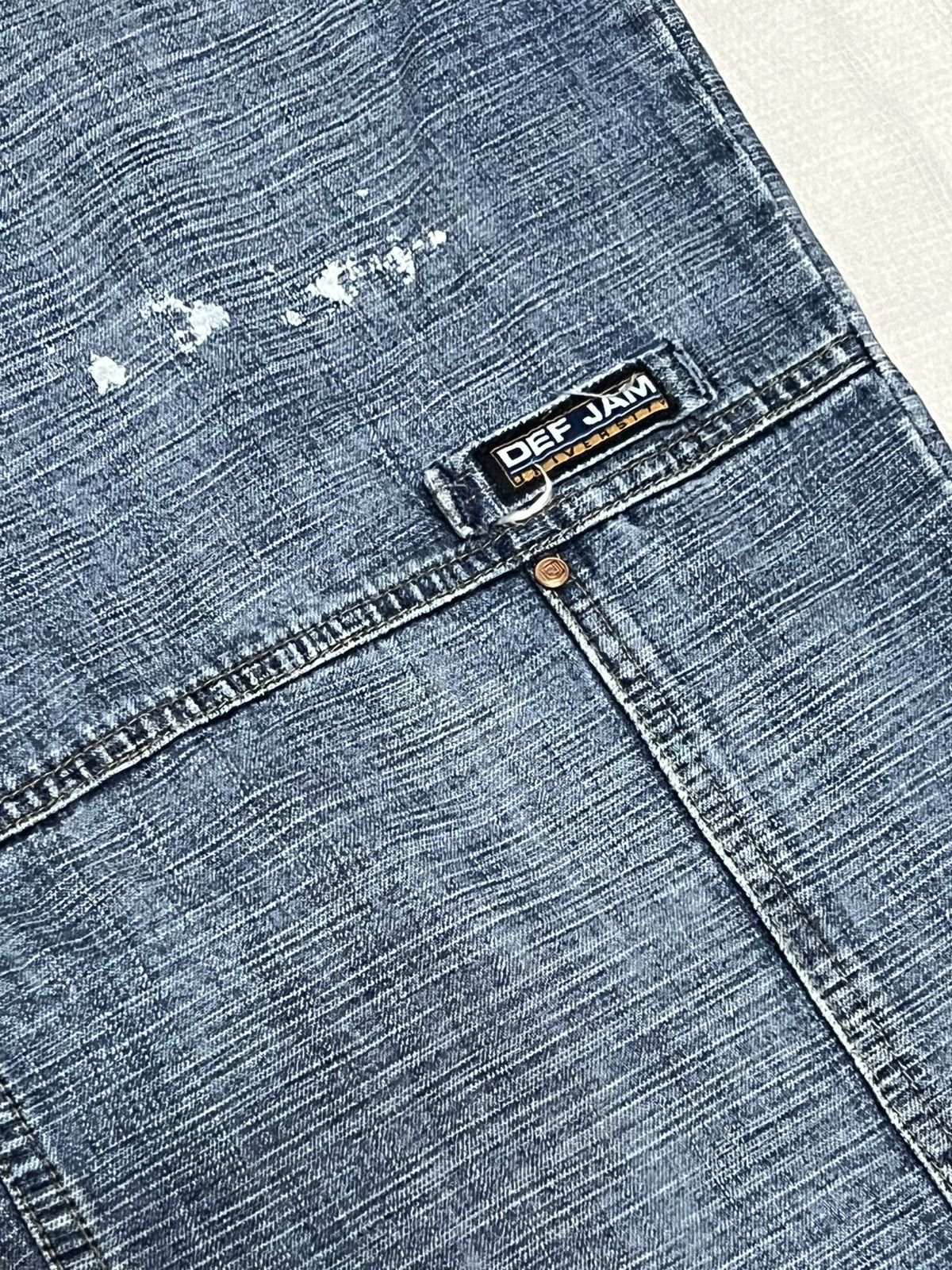 Other 🔥HOT DROPS🔥 Vintage Y2K Def Jam University Baggy Denim Pants Size US 38 / EU 54 - 3 Thumbnail