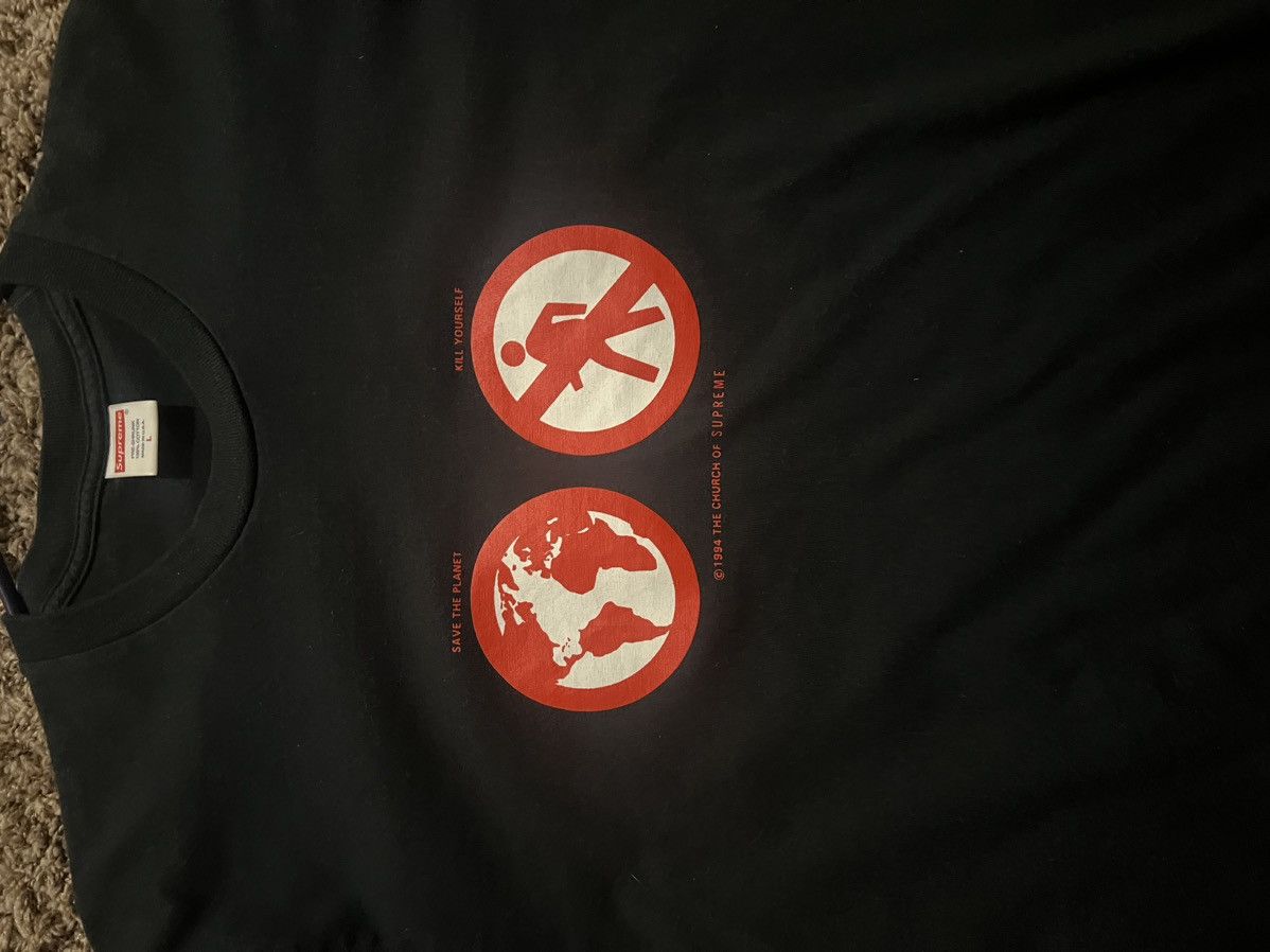 Supreme Save the world kill yourself Size US L / EU 52-54 / 3 - 2 Thumbnail