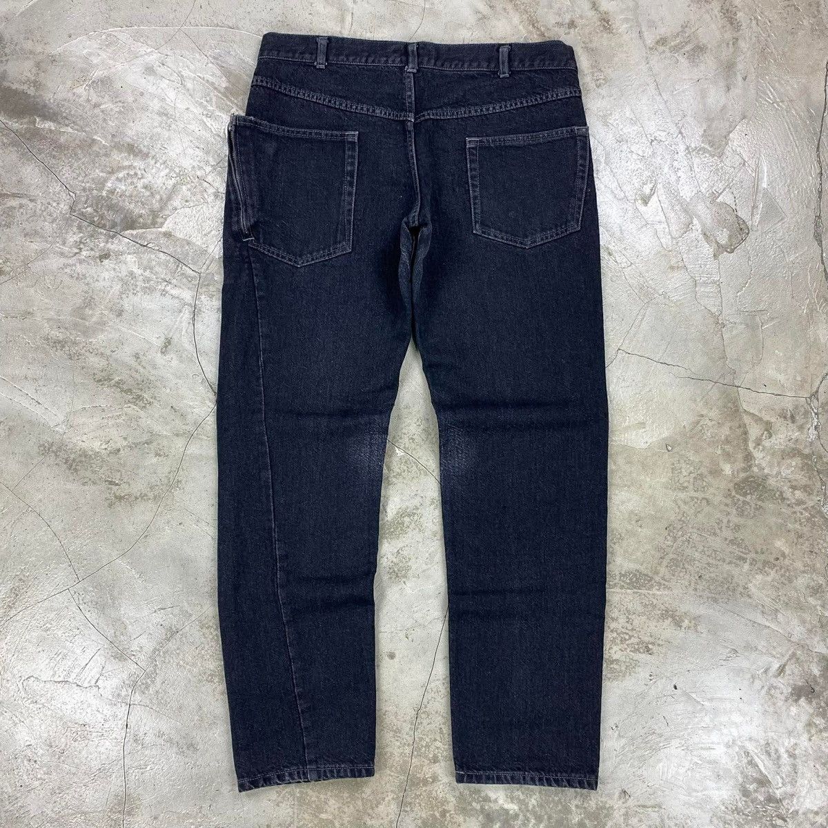 Y's Envelope Patch Pocket Wool Blend Jeans Size US 33 - 8 Thumbnail