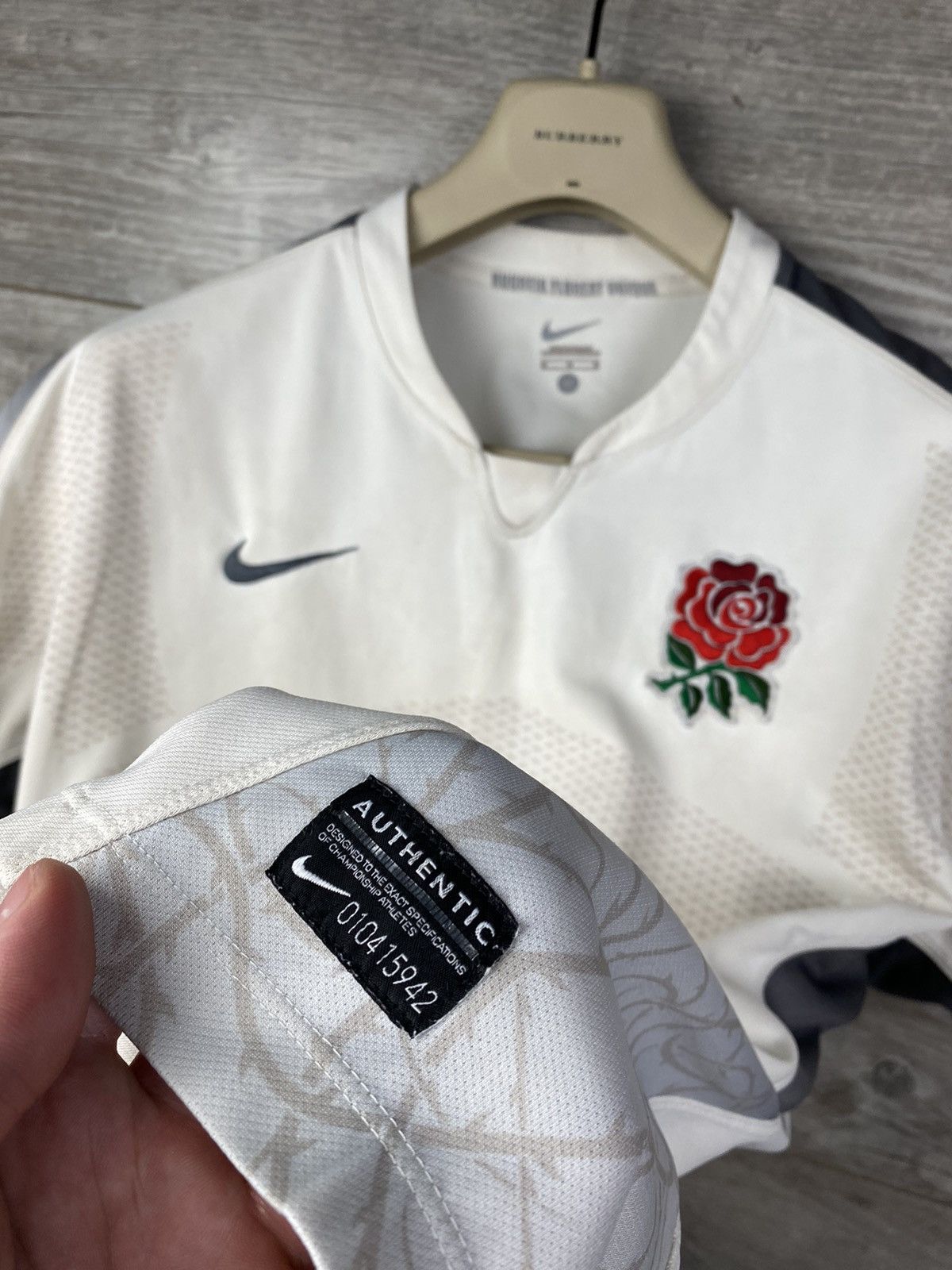 Nike × Vintage England Jersey Rugby Shirt Nike 381477-100 Size M Size US M / EU 48-50 / 2 - 9 Thumbnail