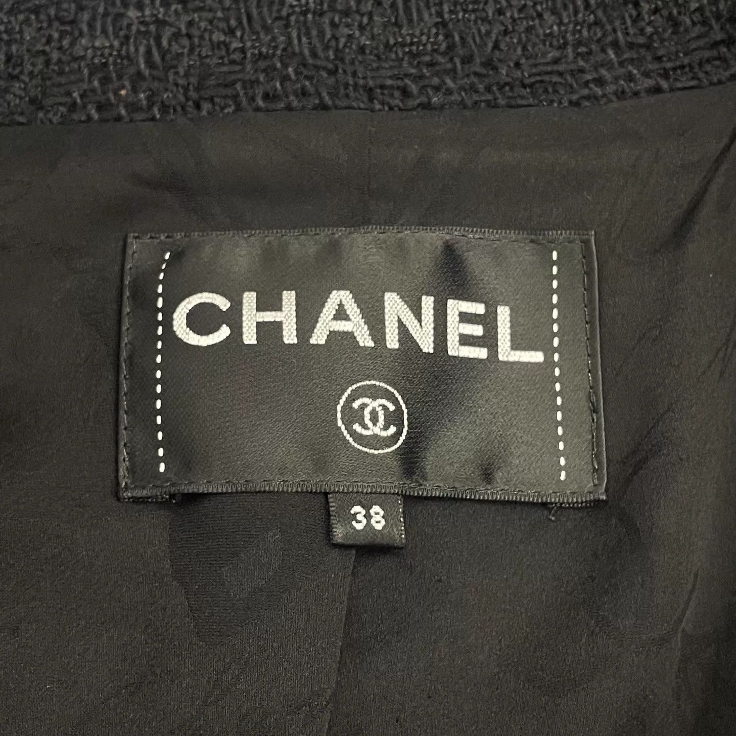 Chanel Chanel black waist-cinching V-neck blazer women's Size S / US 4 / IT 40 - 5 Thumbnail