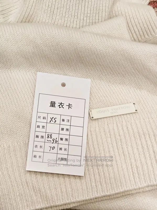 Louis Vuitton Louis Vuitton Winter Cream Cashmere Knit Sweater . Size XS / US 0-2 / IT 36-38 - 7 Thumbnail