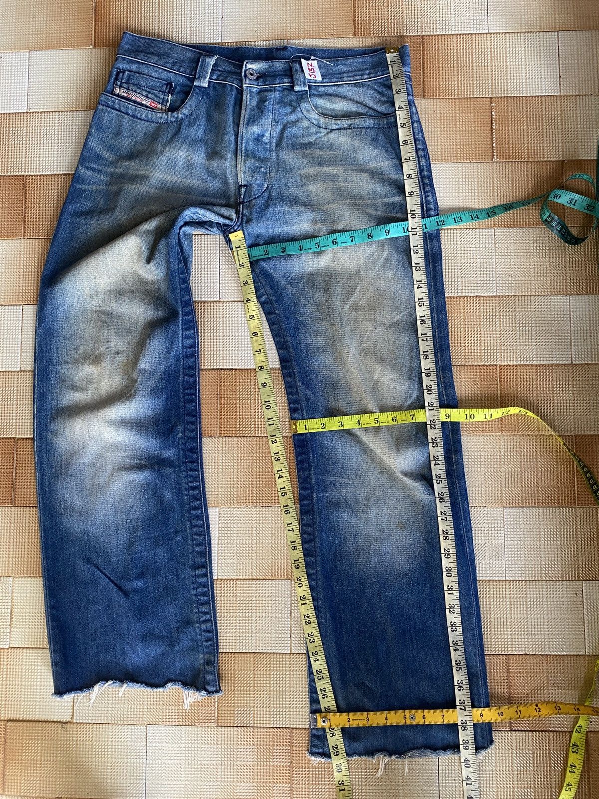 Diesel × Vintage Vintage diesel straight cut denim Size US 30 / EU 46 - 10 Thumbnail