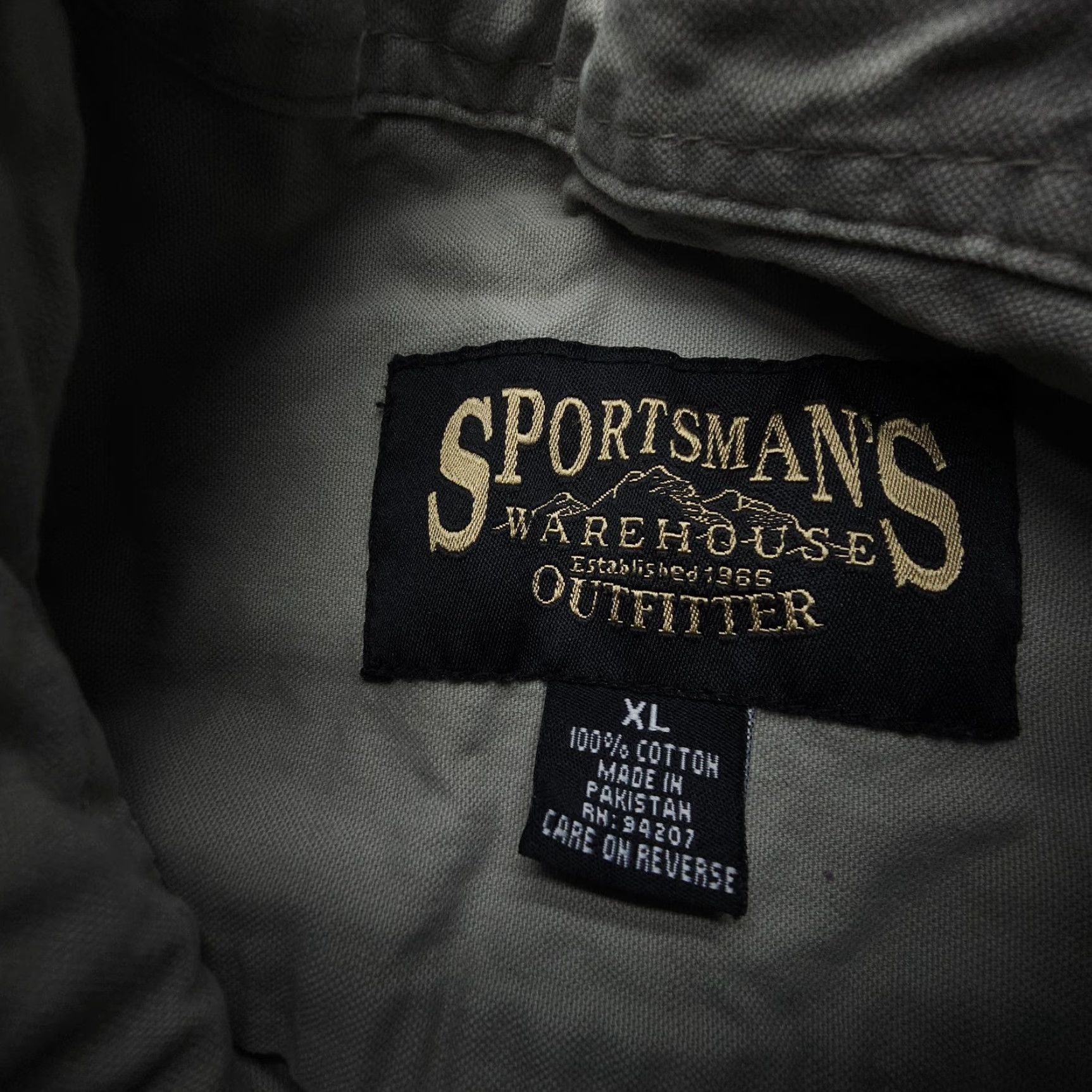 Warehouse Sportsmans Warehouse Canvas Shooting Shirt Mens XL Camouflage Accents Button-Up Outdoor Size US XL / EU 56 / 4 - 3 Thumbnail