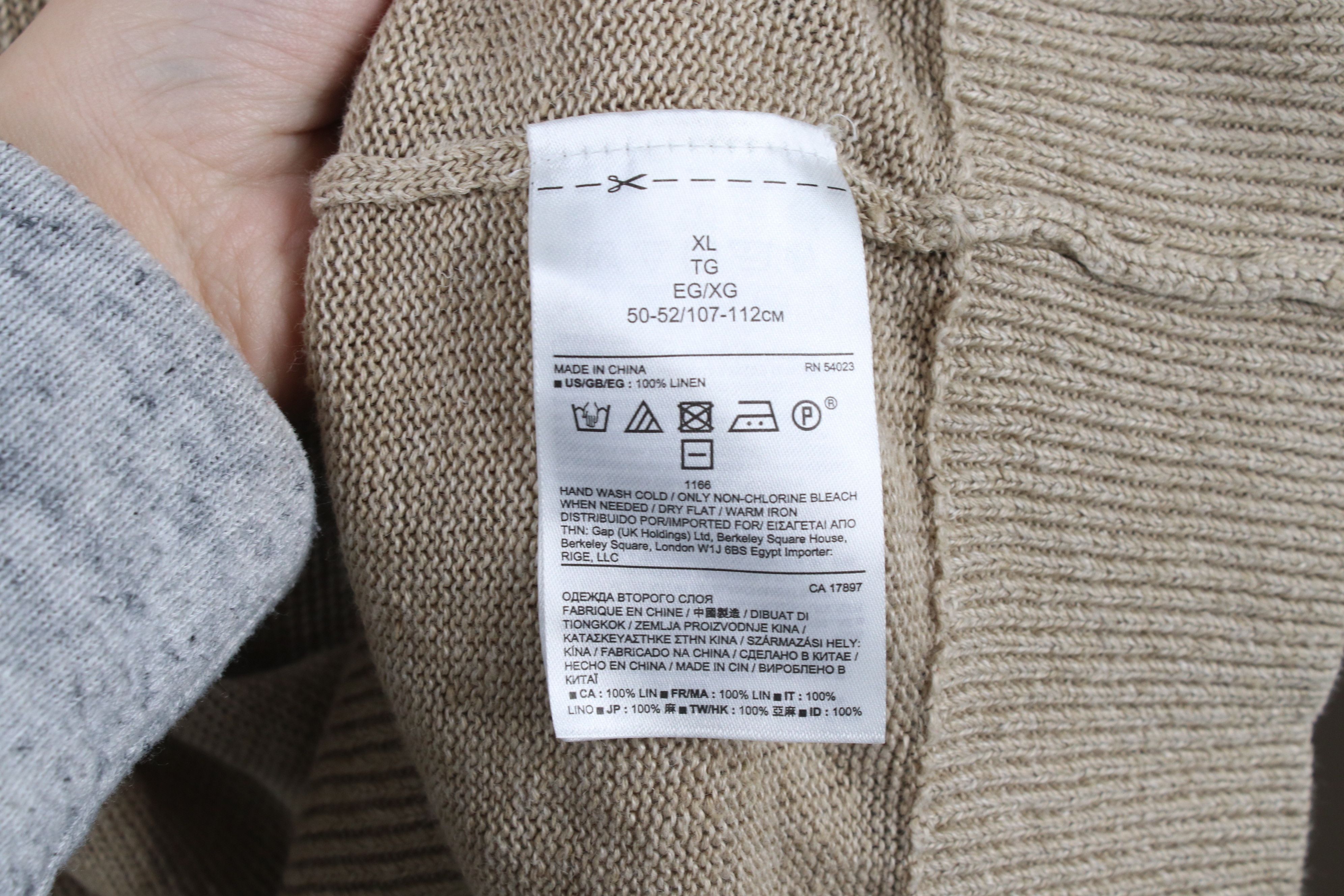 Banana Republic × Vintage Banana Republic E Canapificio Nazionale Knit Sweater Size US XL / EU 56 / 4 - 7 Thumbnail
