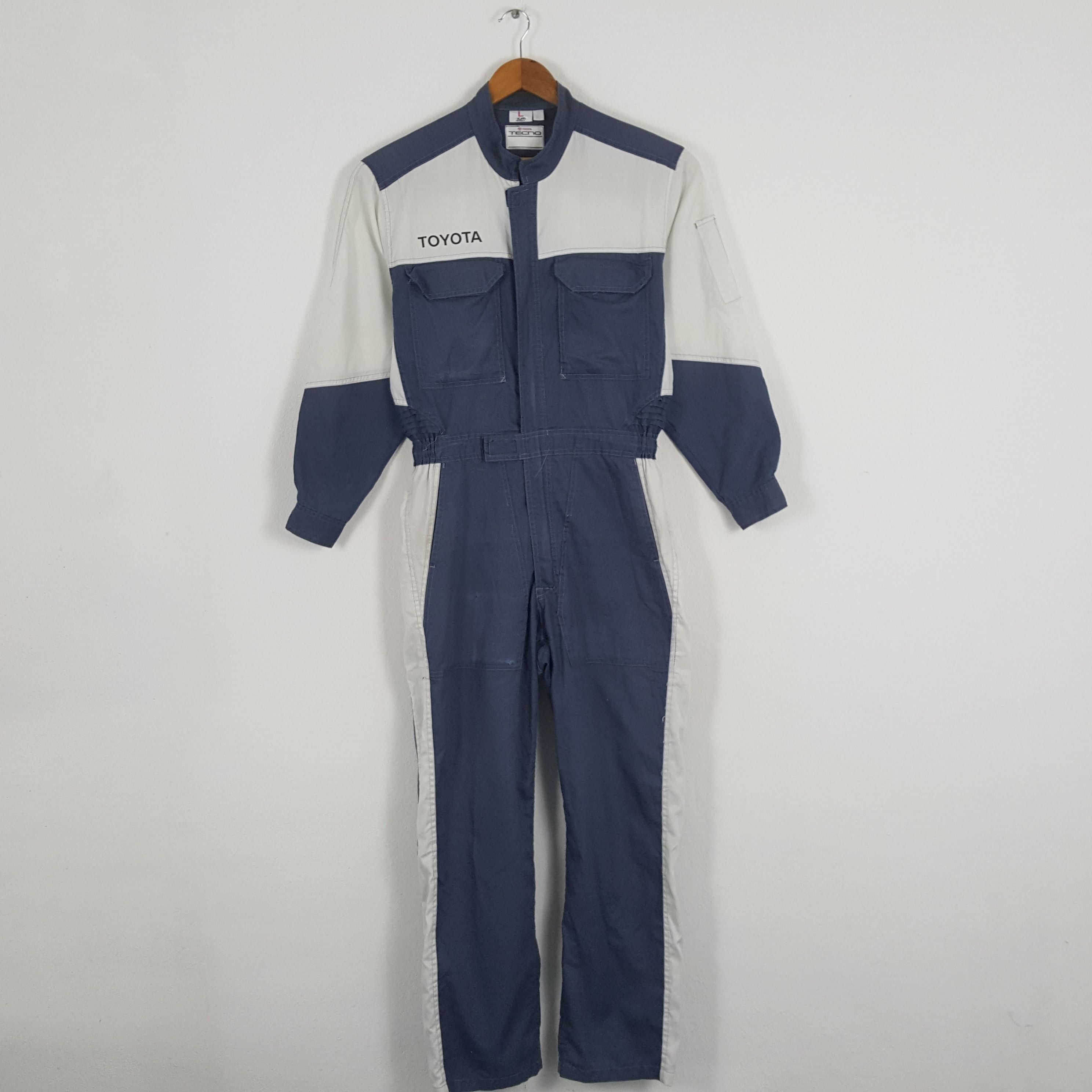 Japanese Brand × Vintage Vintage TOYOTA Japanese Motorsports Racing Coverall Jacket Size US M / EU 48-50 / 2 - 4 Thumbnail