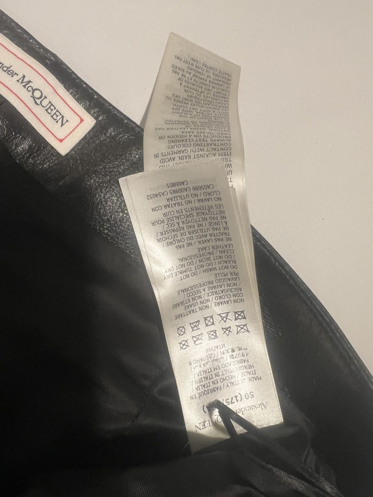 Alexander McQueen Alexander McQueen biker leather pants. 50/34. $5600 Size US 34 / EU 50 - 12 Thumbnail