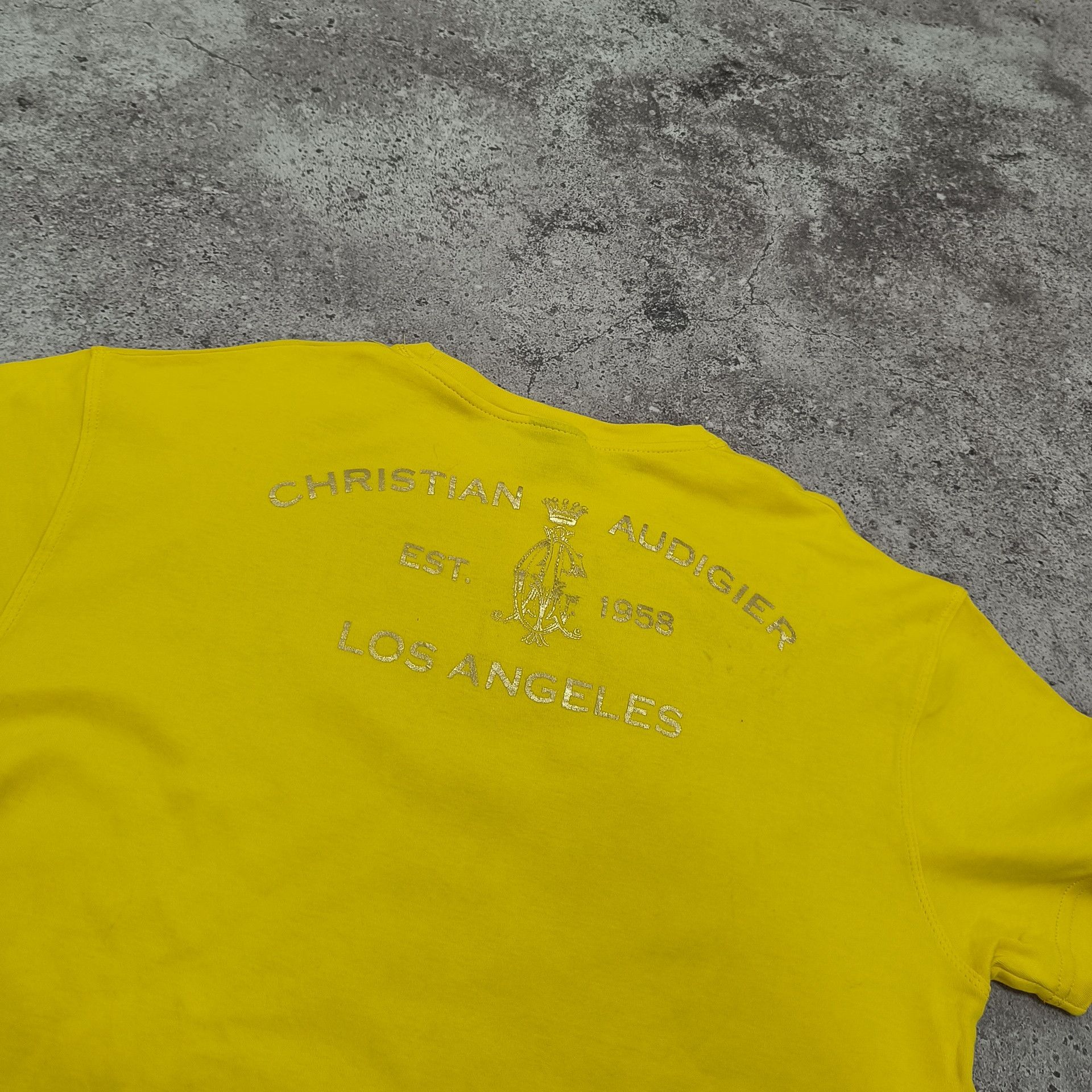Affliction × Ed Hardy × Japanese Brand JAPANESE ED HARDY CHRISTIAN AUDIGIER SKULLS TSHIRT Y2K Size US XXL / EU 58 / 5 - 6 Thumbnail