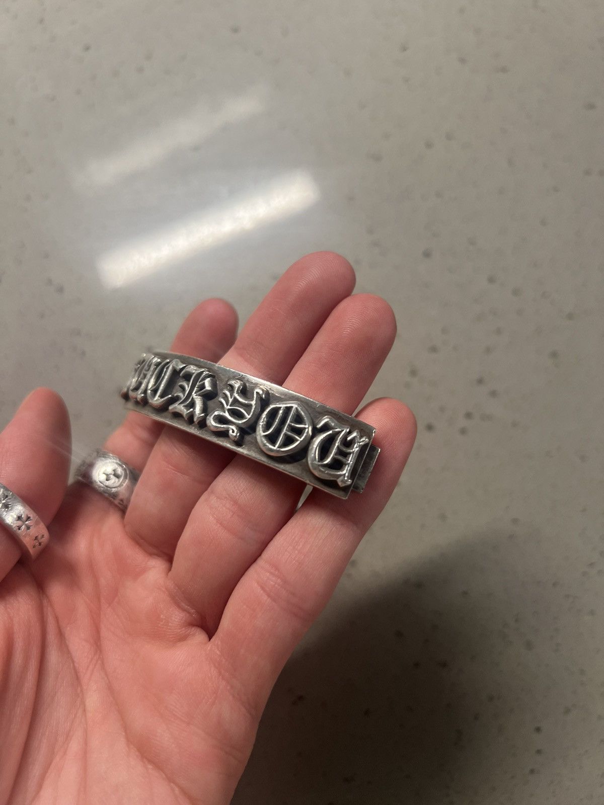 Chrome Hearts Chrome Hearts Fuck You Bracelet Size ONE SIZE - 14 Thumbnail