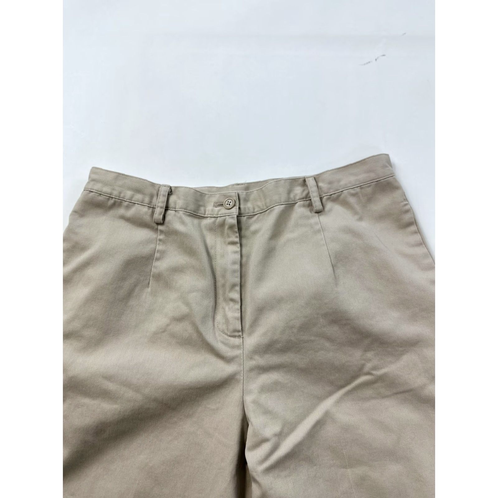 Pendleton Pendleton Pants Women’s 8 Khaki Pleated Chino Beige Casual Business Womens Size 30" / US 8 / IT 44 - 3 Thumbnail