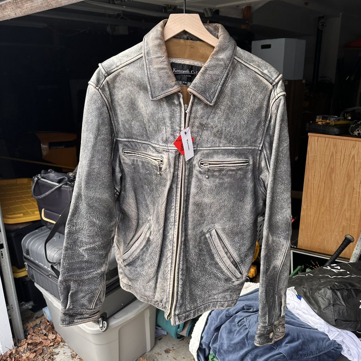 Kenneth Cole Rare Kenneth Cole Cowhide Jacket Size US M / EU 48-50 / 2 - 1 Thumbnail