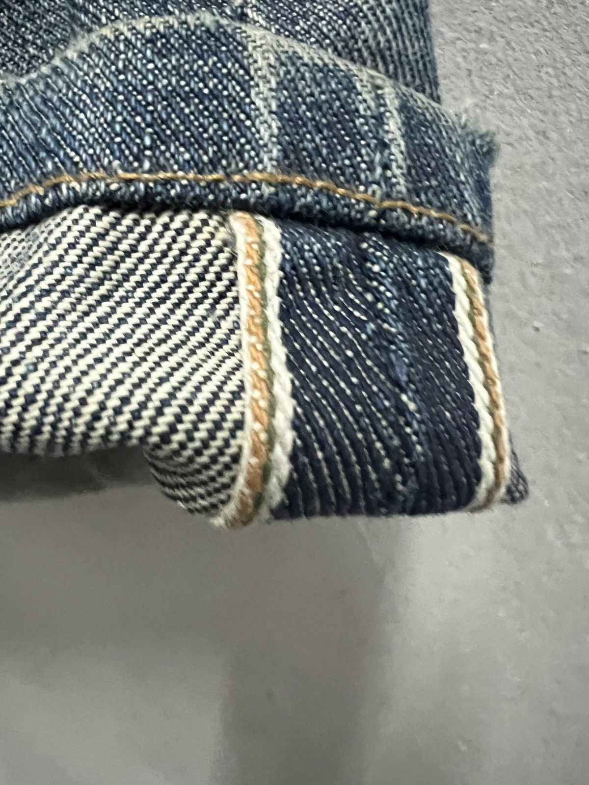 Vintage VINTAGE WRANGLER BLUE BELL SELVEDGE DENIM Size US 34 / EU 50 - 10 Thumbnail