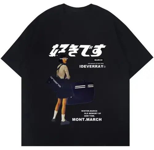 VIBE Streetwear Vintage Japanese Style T-shirt y2k 90’s Harajuku Size US L / EU 52-54 / 3 - 1 Thumbnail