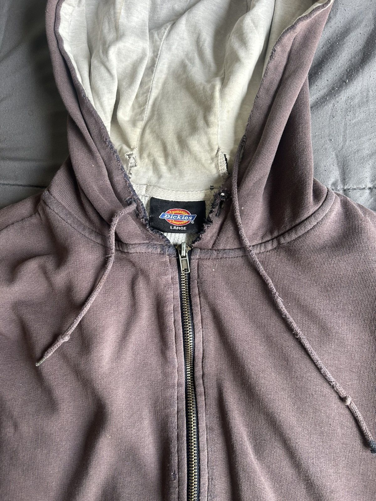 Dickies VINTAGE DISTRESSED DICKIES ZIP UP HOODIE Size US L / EU 52-54 / 3 - 5 Thumbnail
