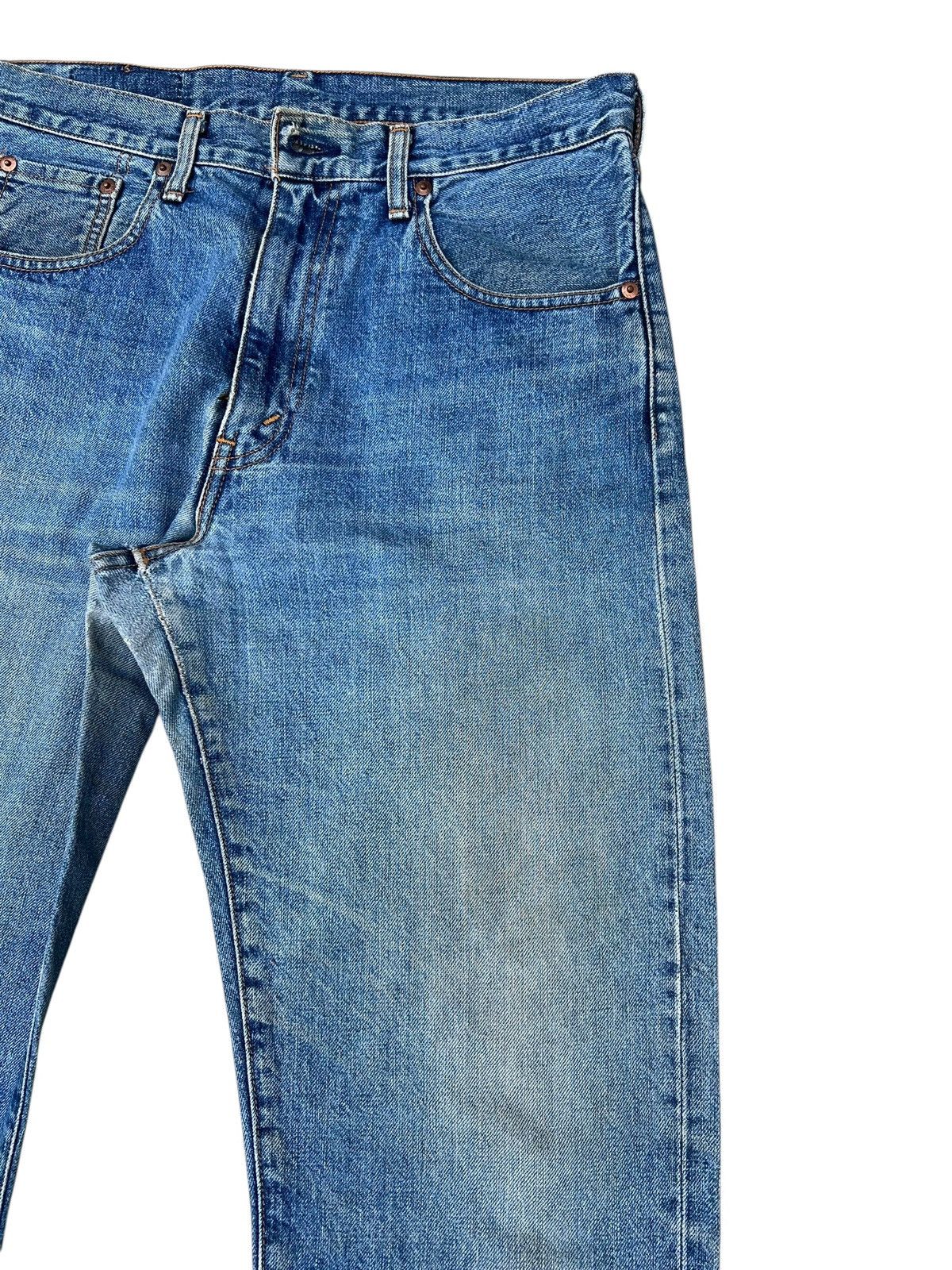 Levi's 1994 Levi’s 502 XX Big E Aging Mud Denim Selvedge Jeans Size US 32 / EU 48 - 10 Thumbnail