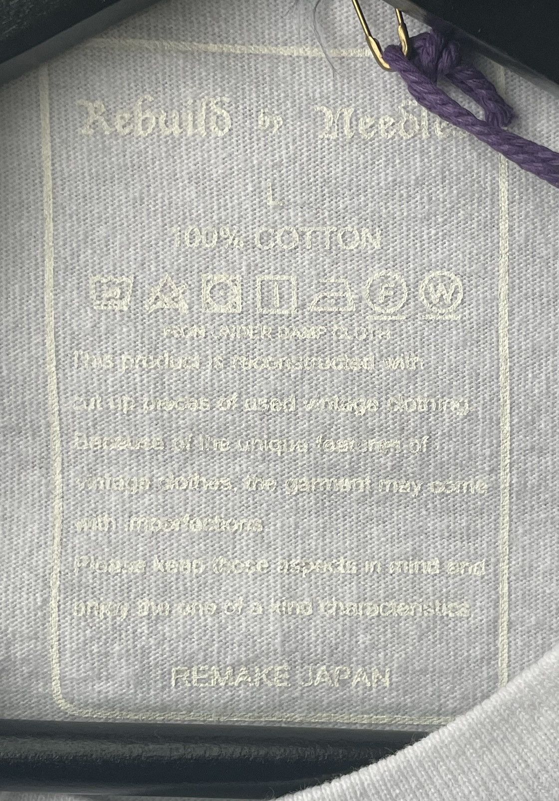 HIDDEN Hidden NY x Needles Rebuild T-Shirt Size US L / EU 52-54 / 3 - 5 Thumbnail
