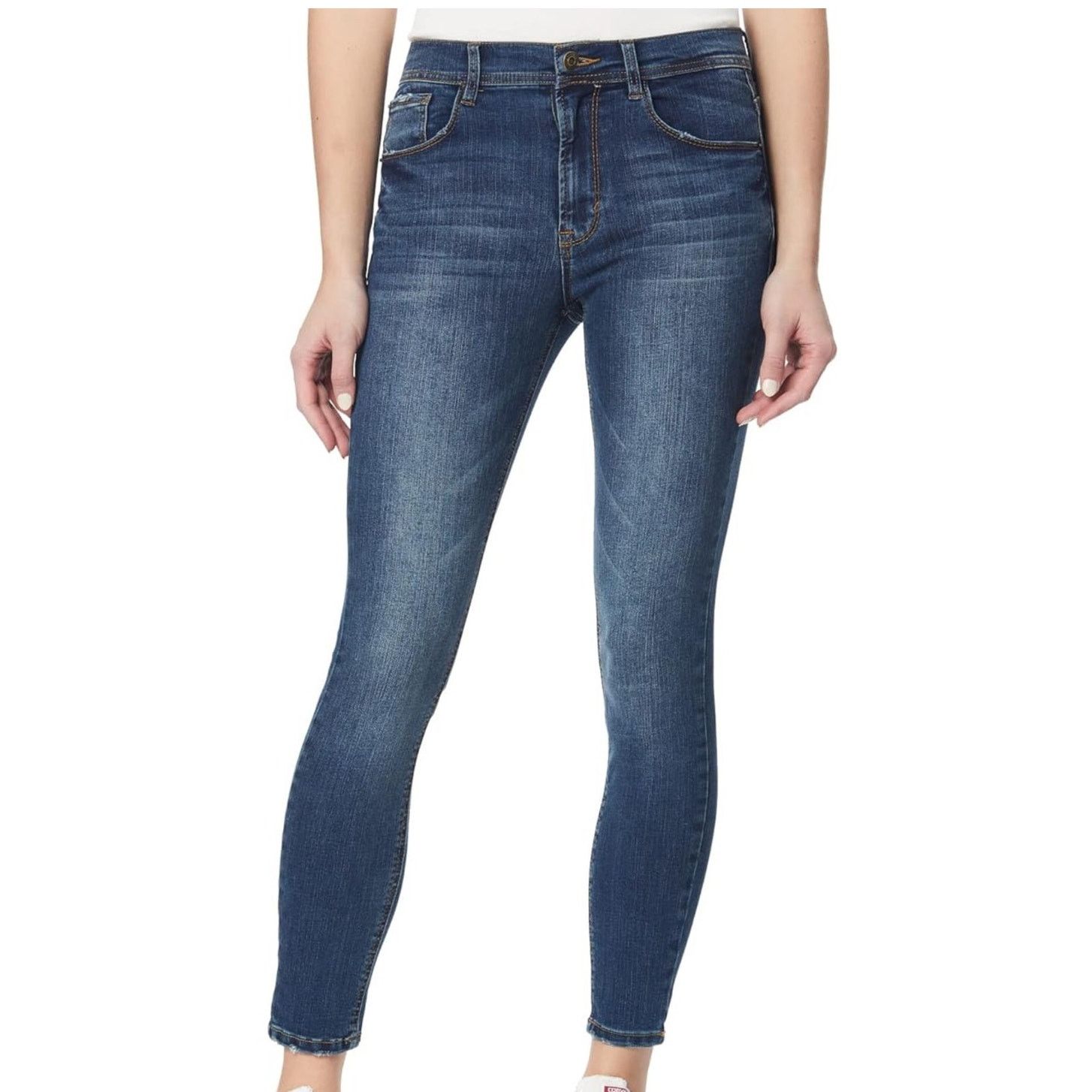 Other Kensie Jeans High-Rise Skinny Raw Hem Denim Blue Womens 6/28 Size 28" / US 6 / IT 42 - 1 Thumbnail