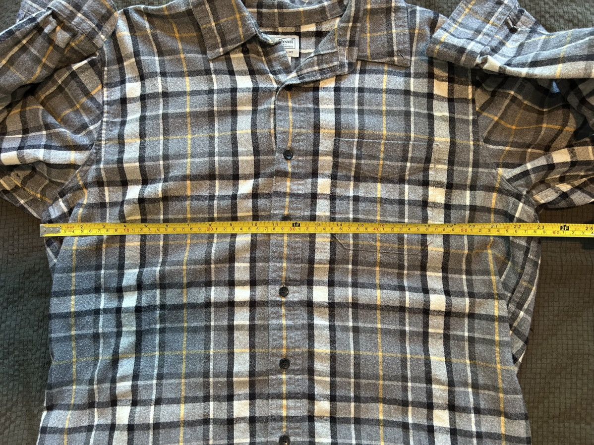 L.L. Bean L.L. Bean L-Tall Striped Flannel Shirt Size US L / EU 52-54 / 3 - 5 Thumbnail