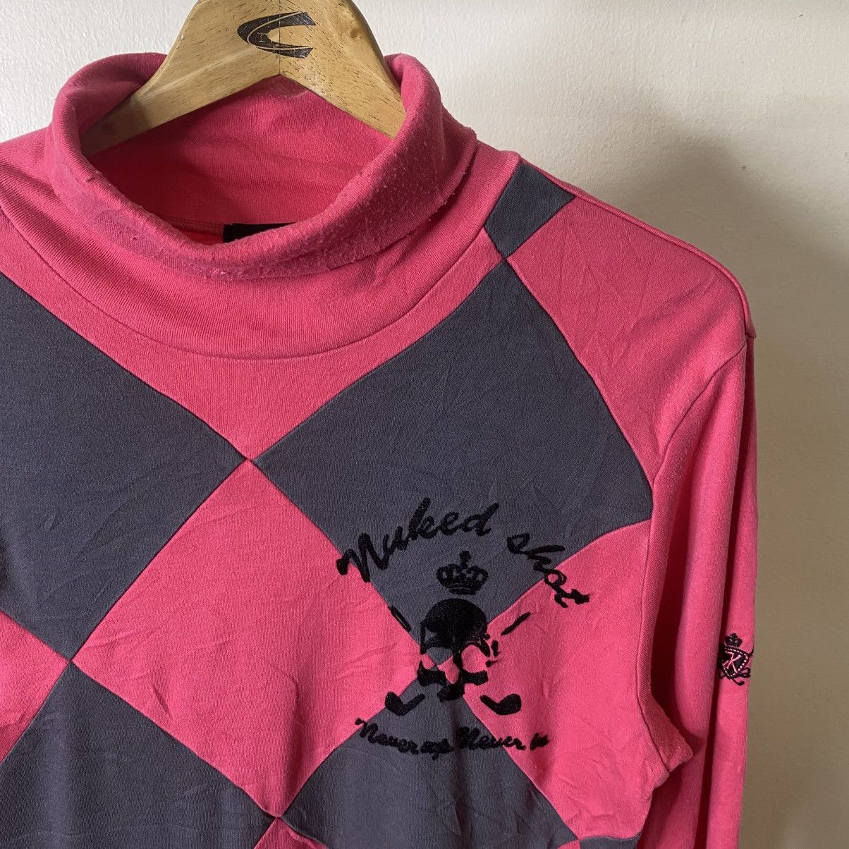 Takeo Kikuchi TK Quilted Turtle Neck Women Ls T Shirt Size M / US 6-8 / IT 42-44 - 2 Thumbnail