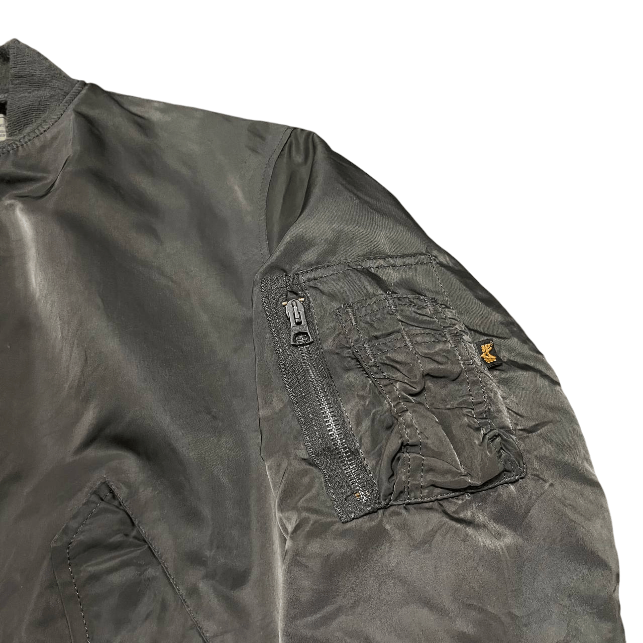 Alpha Industries Vintage Alpha Industries Ma 1 Flyers Bomber Jacket Military Size US M / EU 48-50 / 2 - 5 Thumbnail