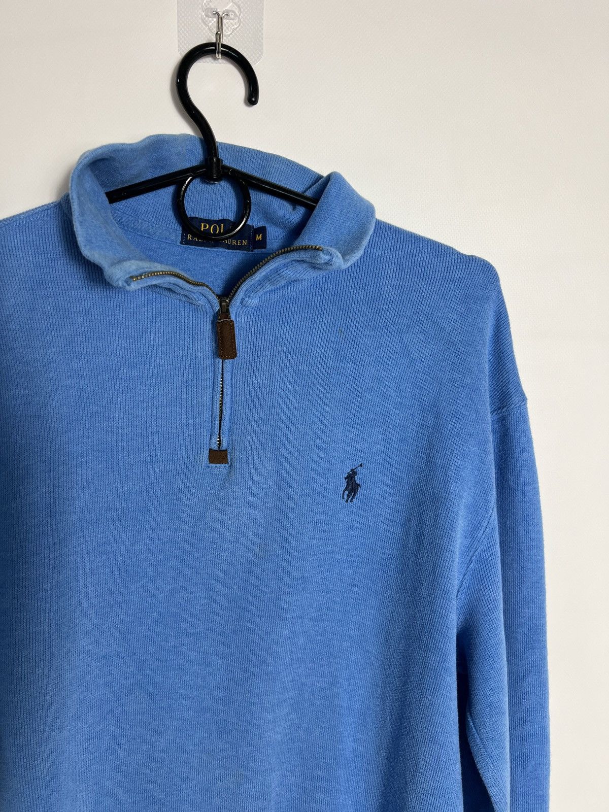 Polo Ralph Lauren × Vintage Vintage Polo Ralph Lauren 1/3 zip Pullover Sweater Size US M / EU 48-50 / 2 - 2 Thumbnail
