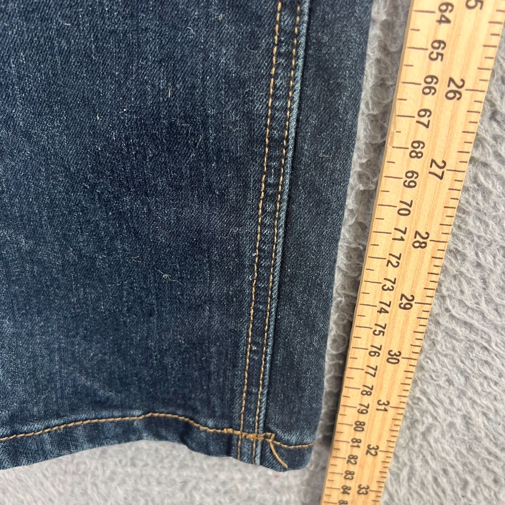 Ring Of Fire RING OF FIRE Slim Skinny Jeans Mens 34x33 Dark Blue Denim Pants Size US 34 / EU 50 - 2 Thumbnail