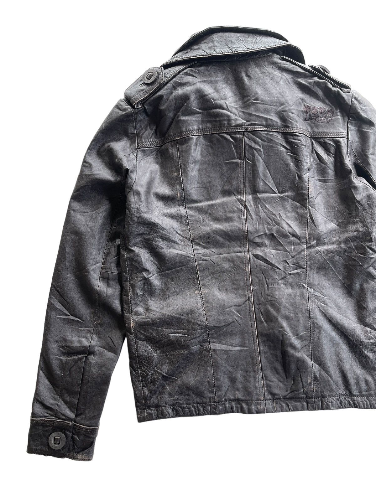 Superdry AW10 Superdry Brad Cuir Leather Jacket Size US S / EU 44-46 / 1 - 9 Thumbnail