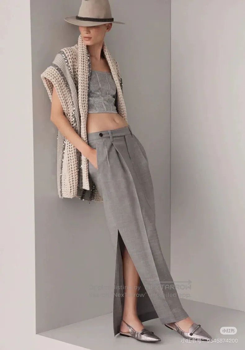 Brunello Cucinelli Brunello Cucinelli Fully Sequin Knit Vest Size M / US 6-8 / IT 42-44 - 2 Thumbnail