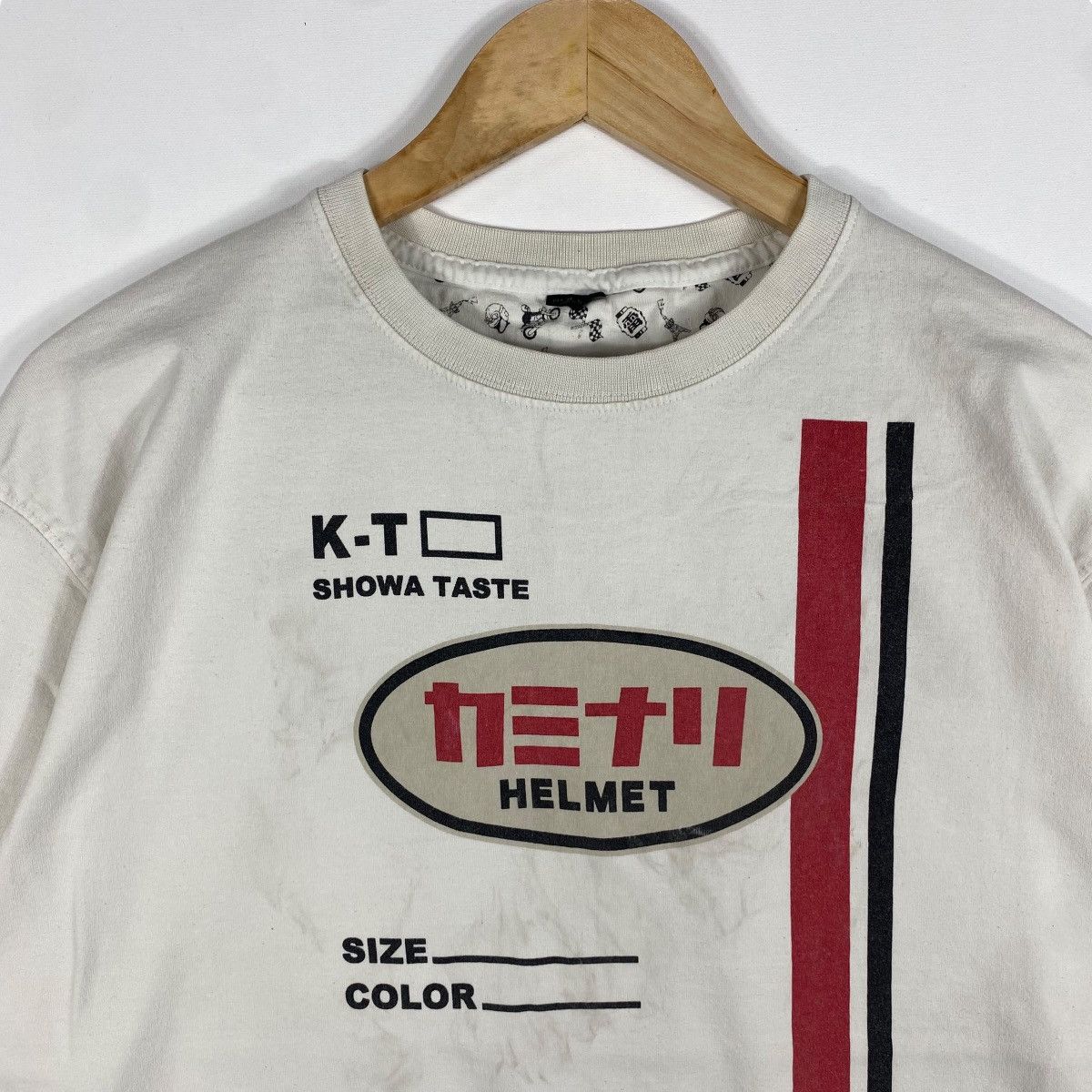 Japanese Brand × Tedman KAMINARI HELMET The Showa Taste Helmet Graphic Long Sleeve Size US L / EU 52-54 / 3 - 2 Thumbnail